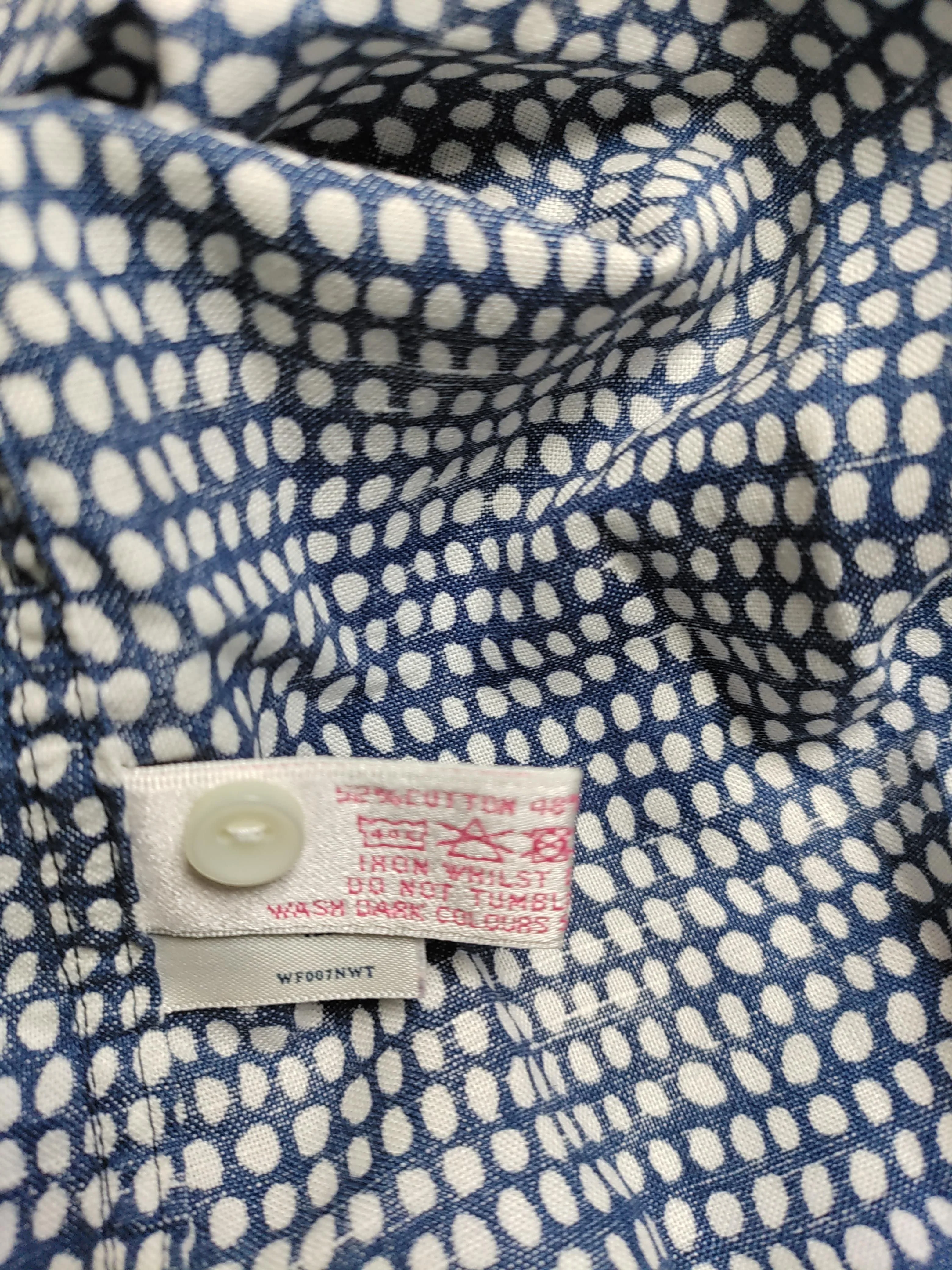 Charles Tyrwhitt Women's Shirt S Blue Cotton with Polyester Basic - Image 6