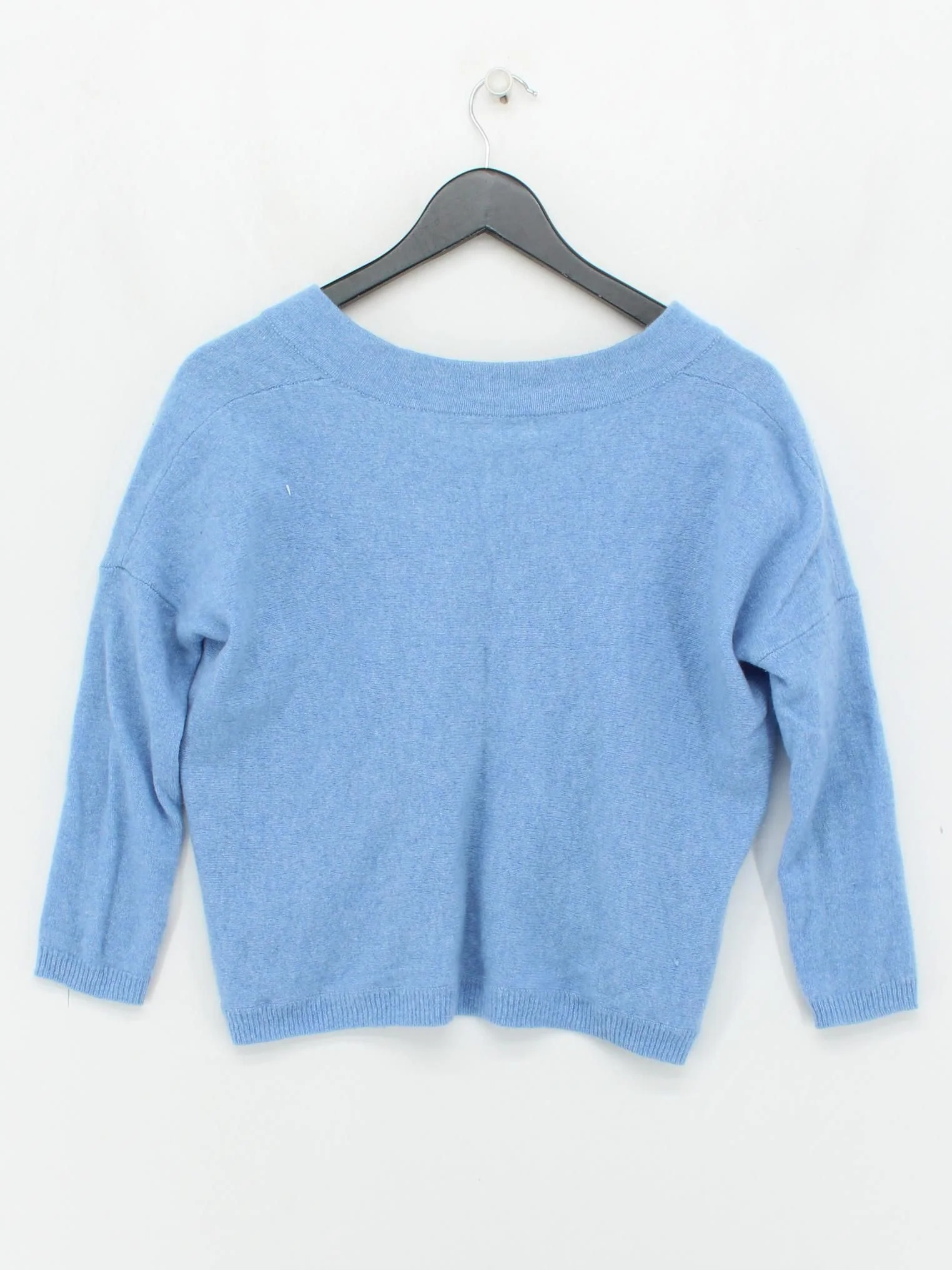 Charli Women's Jumper S Blue 100% Cashmere V-Neck Pullover - Image 2