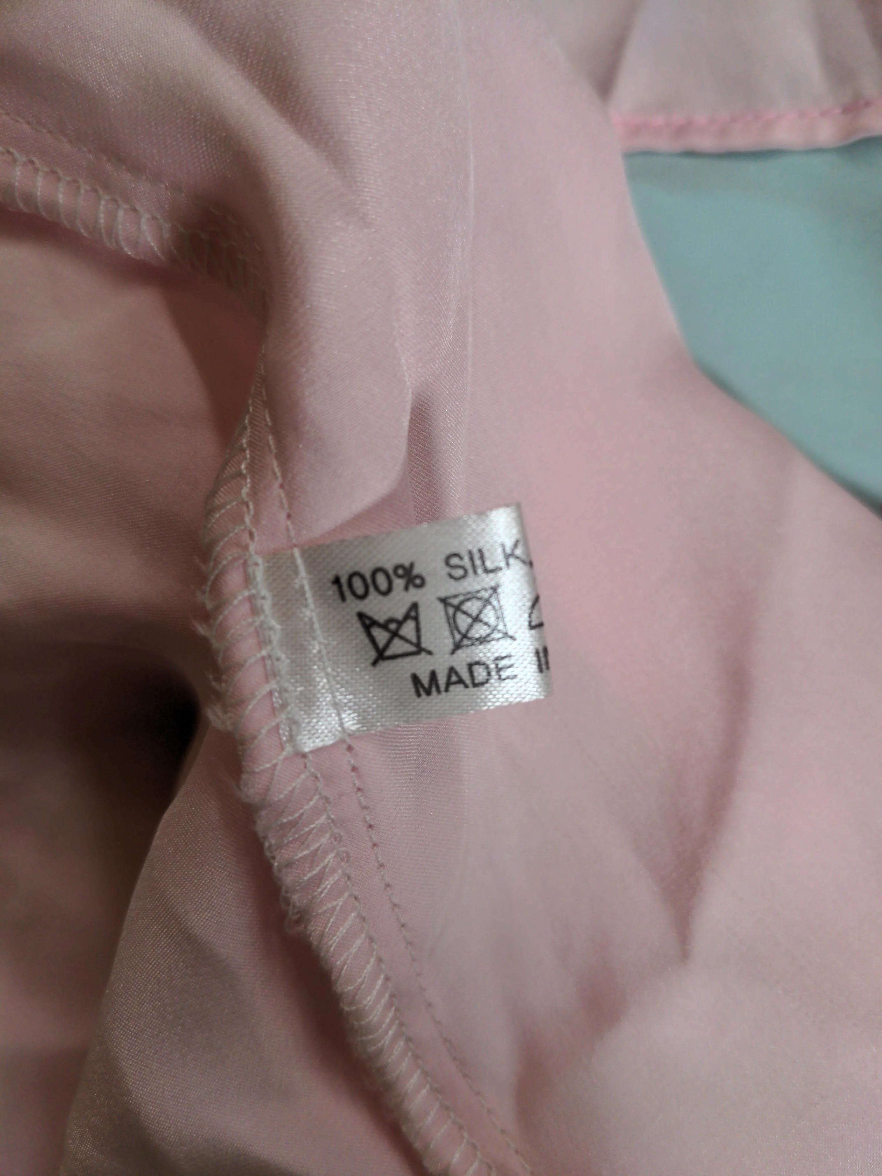 Charlotte Sparre Women's T-Shirt S Pink 100% Silk Basic - Image 6