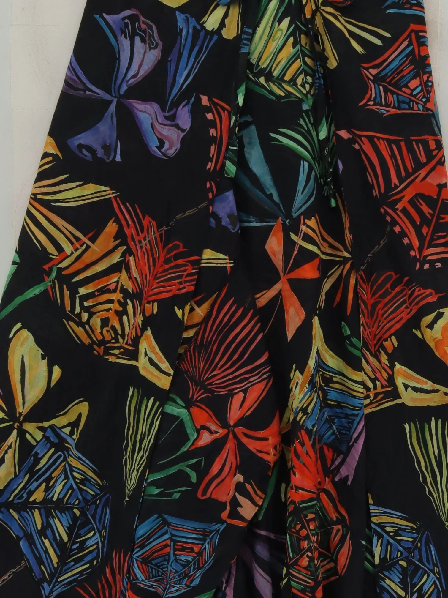 Charo Ruiz Women's Trousers L Multi 100% Other Wide-Leg Capri - Image 3