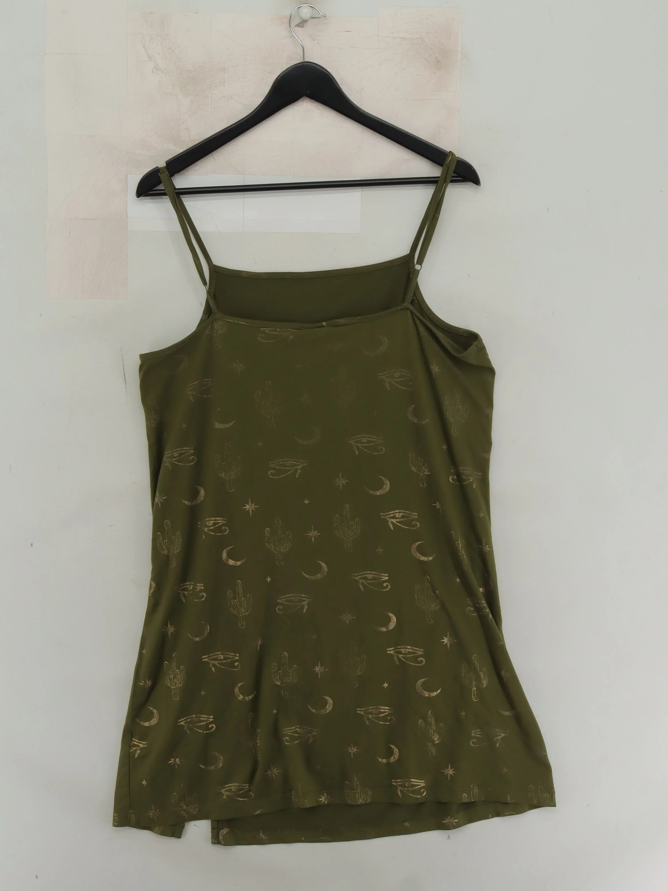 Chelsea Peers Slip Mini Dress M in Green - Image 2