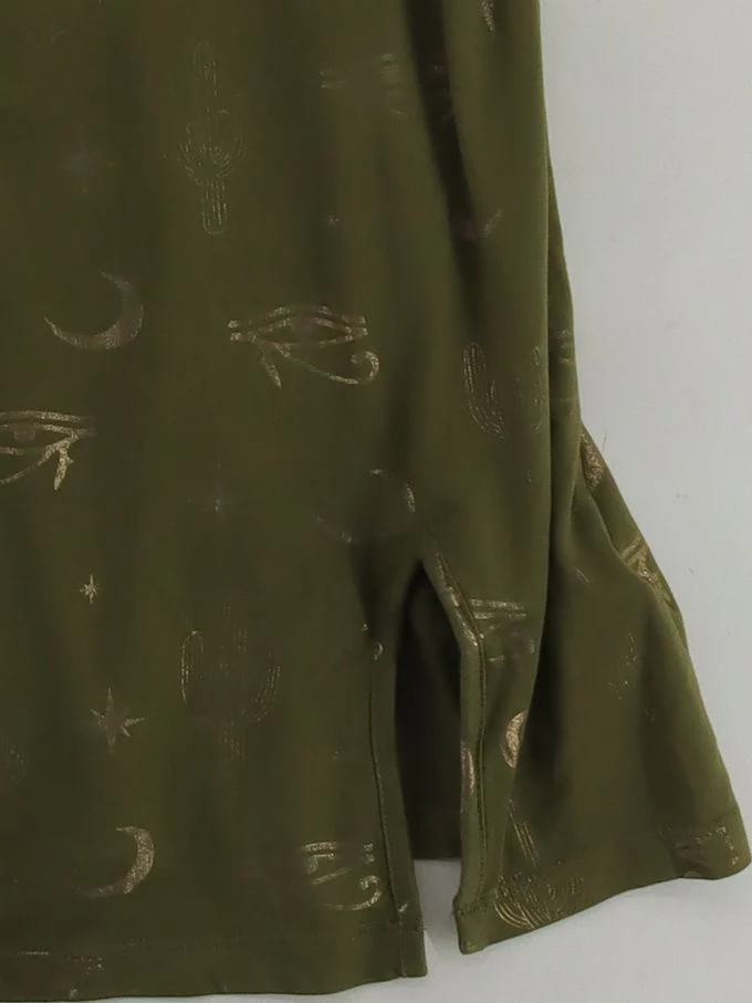 Chelsea Peers Slip Mini Dress M in Green - Image 4