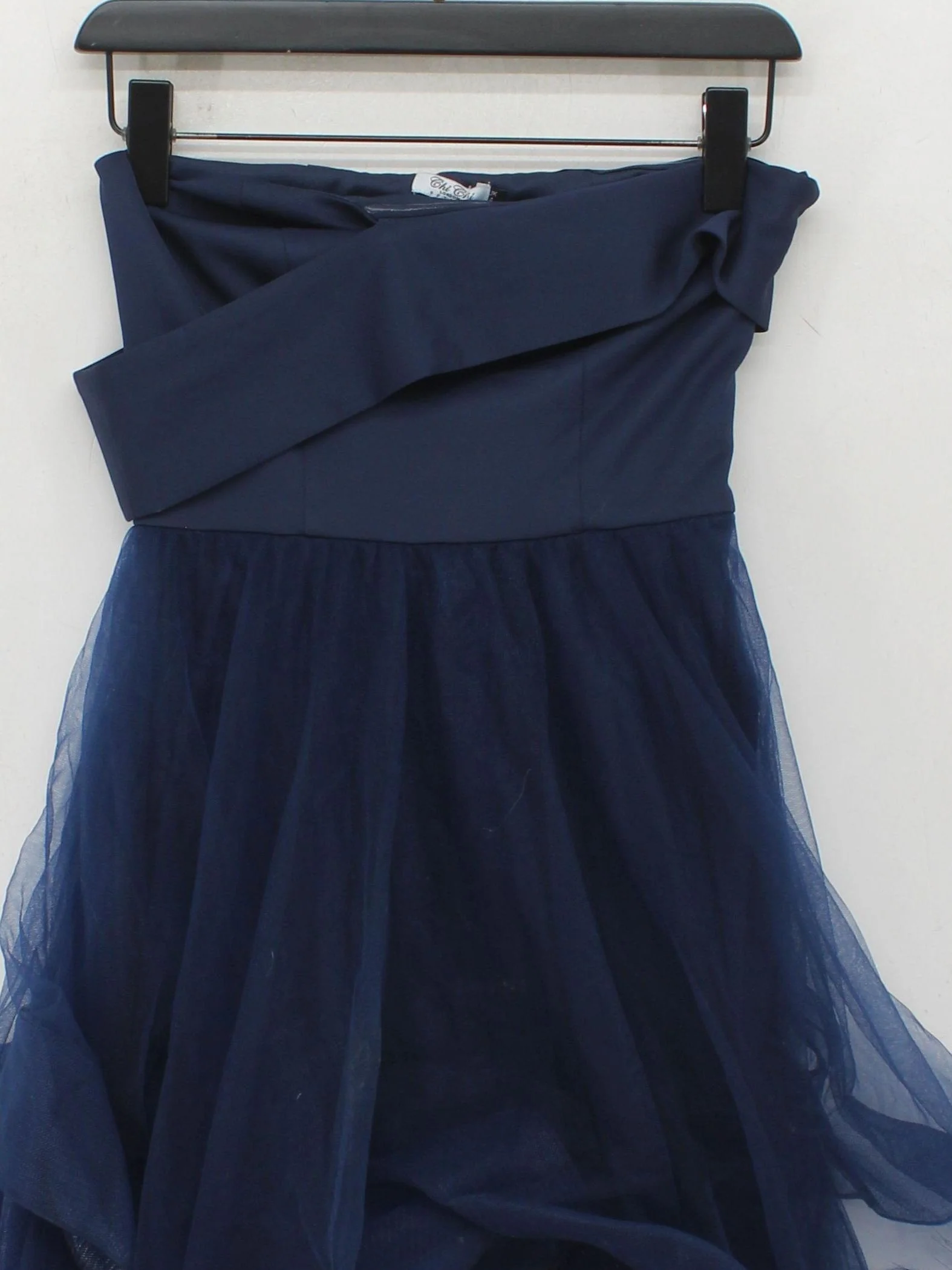 Chi Chi London A-Line Midi Dress UK4 in Blue - Image 3