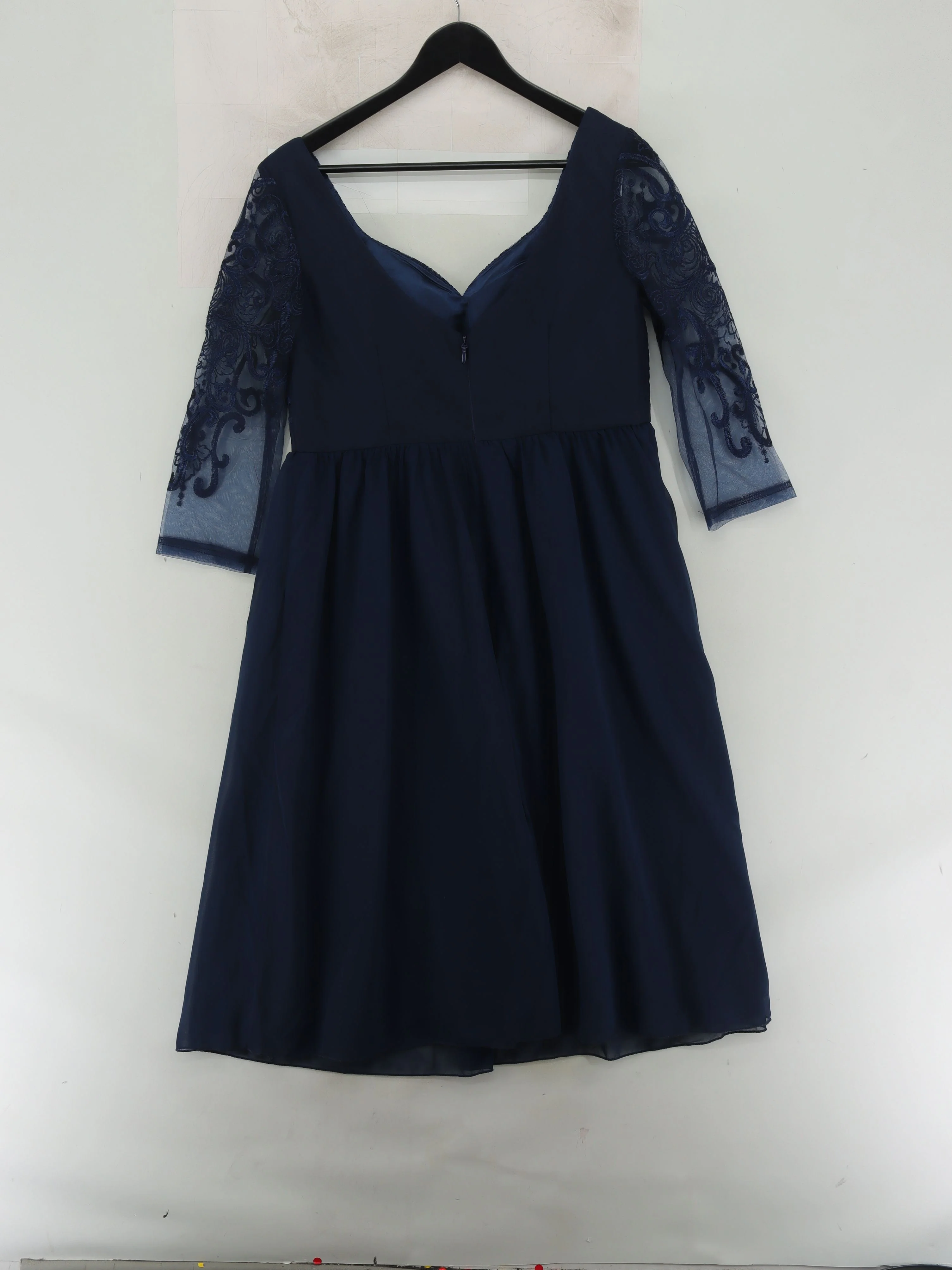 Chi Chi London A-Line Mini Dress UK12 in Blue - Image 2