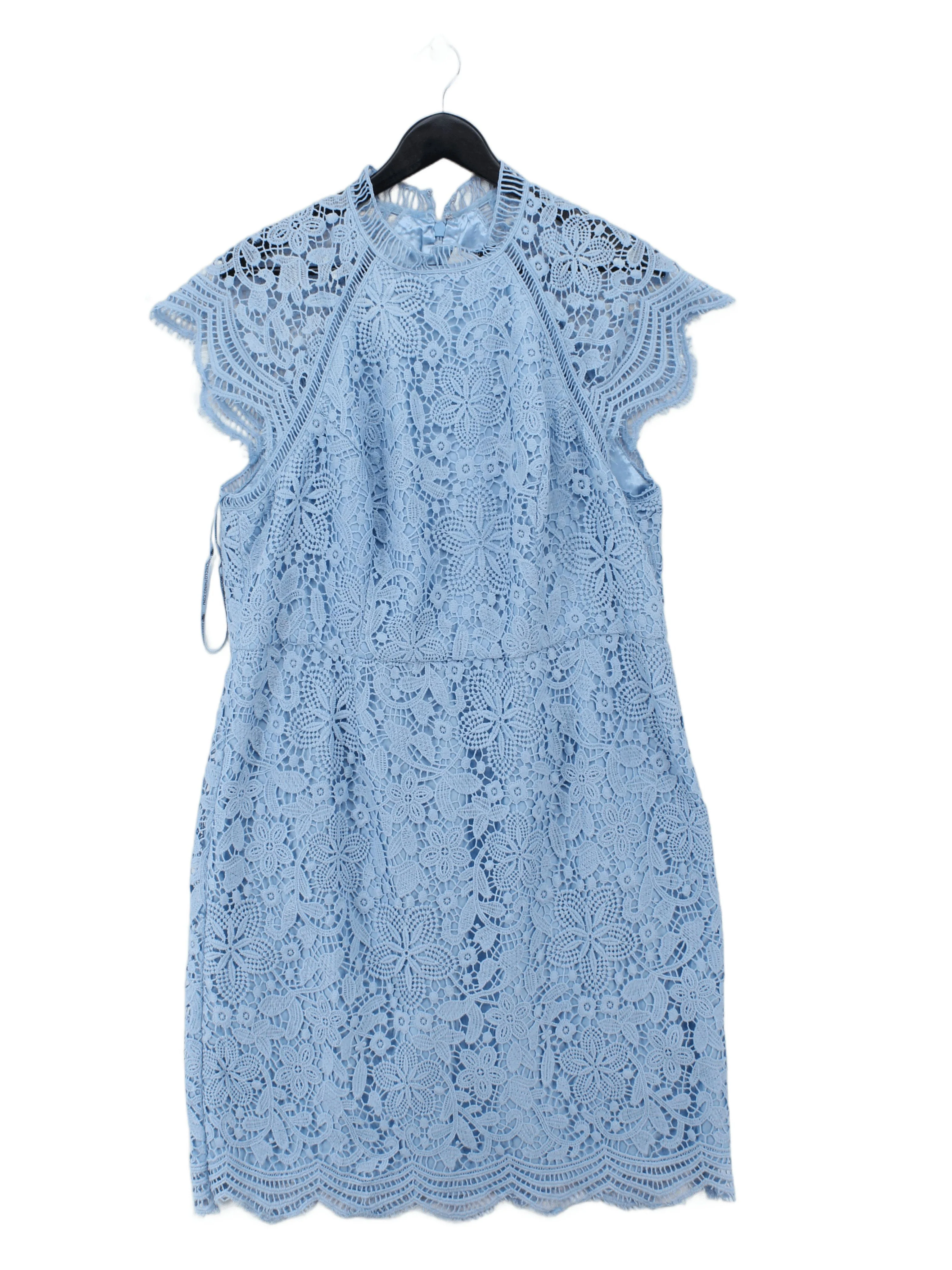 Chi Chi London Bodycon Mini Dress UK20 in Blue