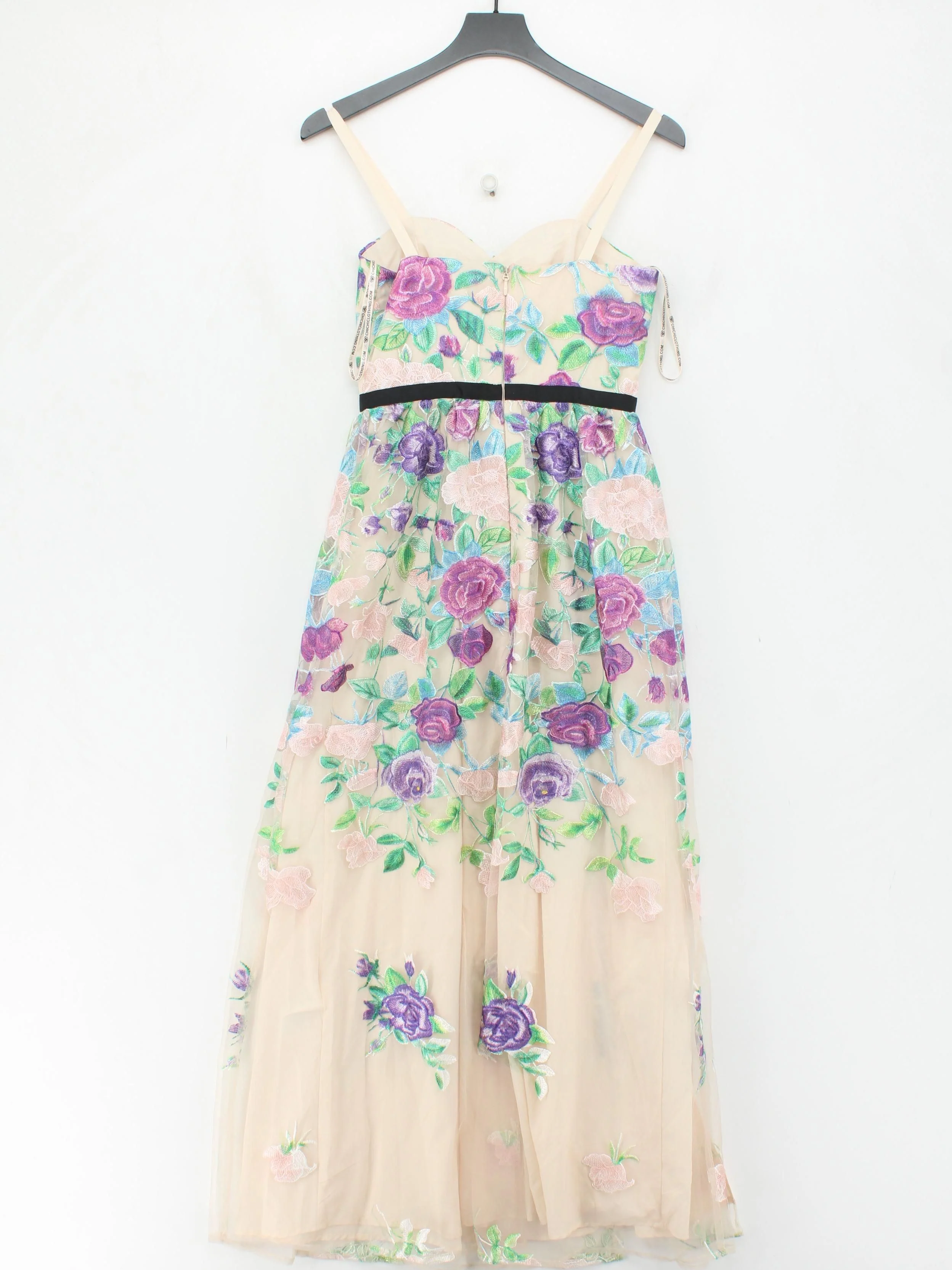 Chi Chi London Maxi Dress UK6 in Cream - Image 2