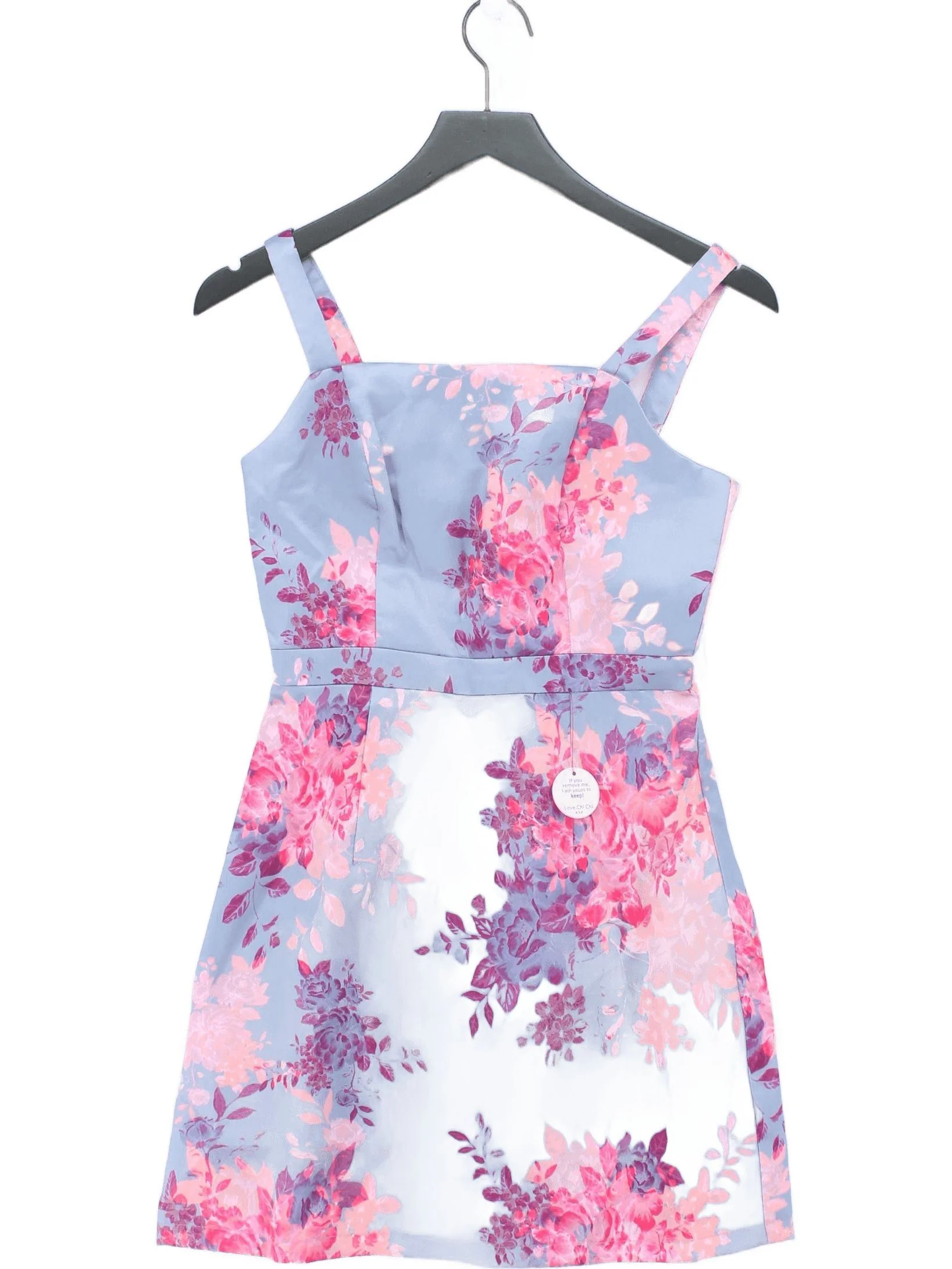 Chi Chi London Mini Dress UK6 in Blue