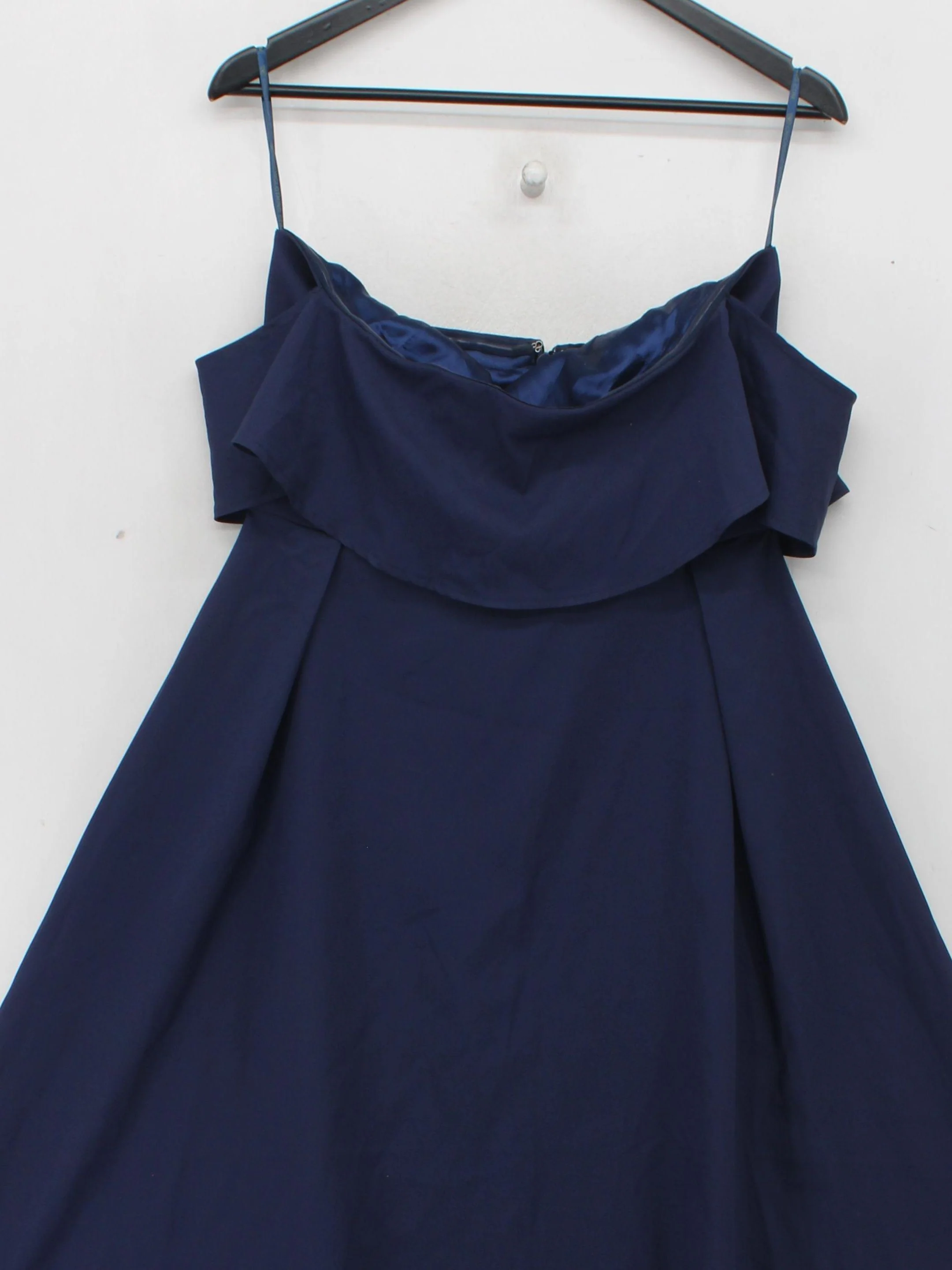 Chi Chi London Skater Midi Dress UK12 in Blue - Image 3