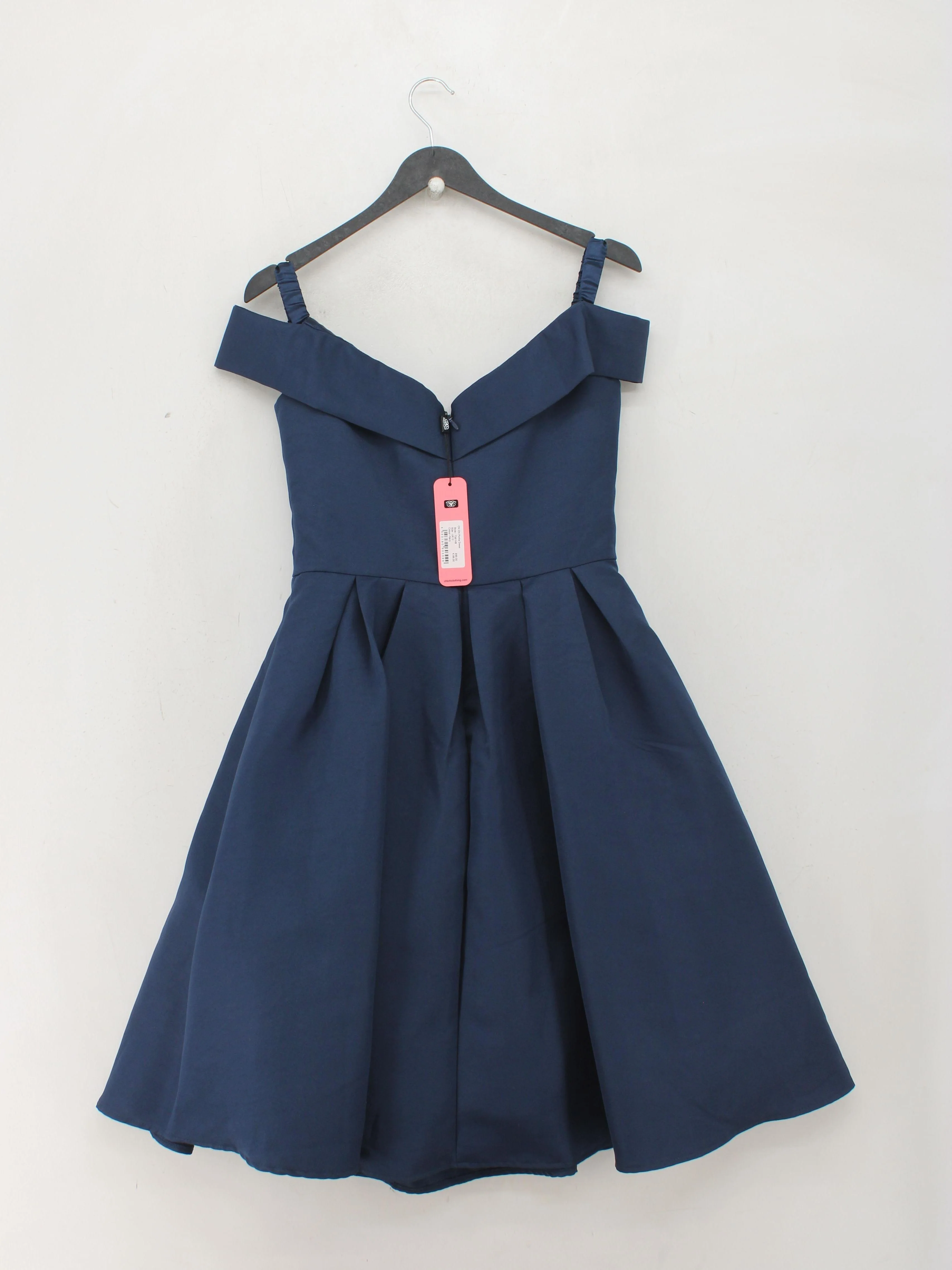 Chi Chi London Skater Midi Dress UK12 in Blue - Image 2