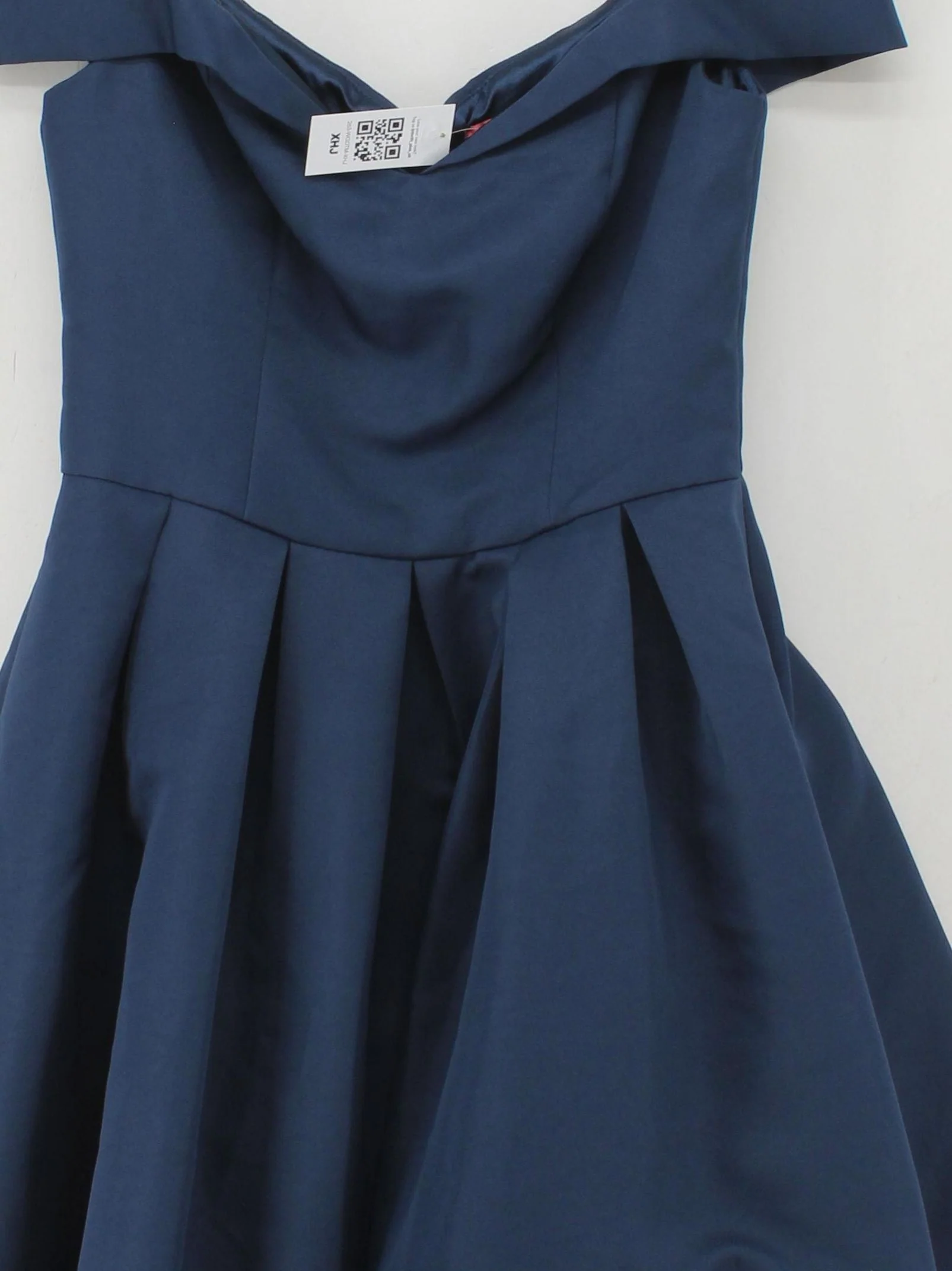 Chi Chi London Skater Midi Dress UK12 in Blue - Image 3