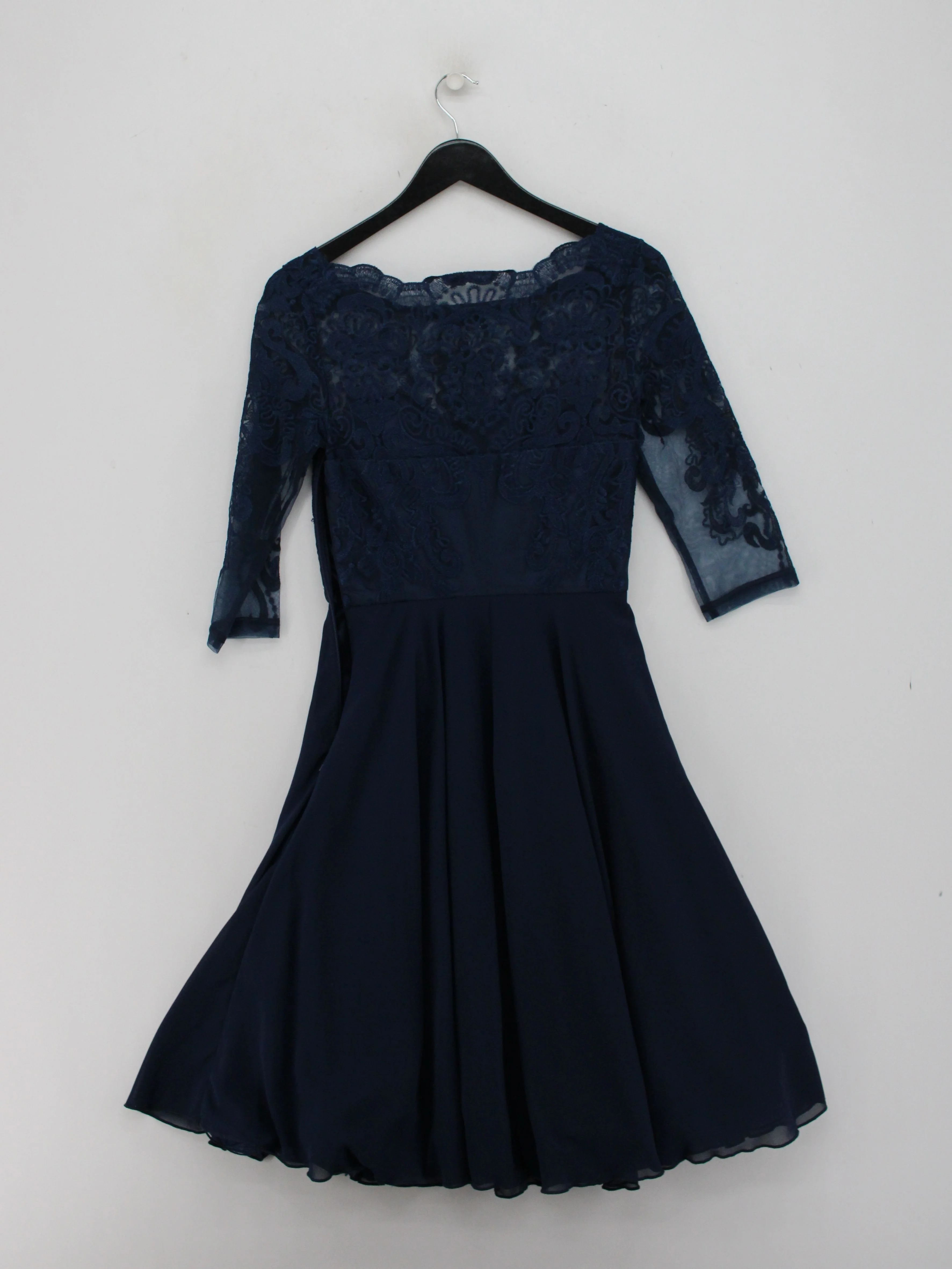 Chi Chi London Skater Midi Dress UK8 in Blue - Image 2