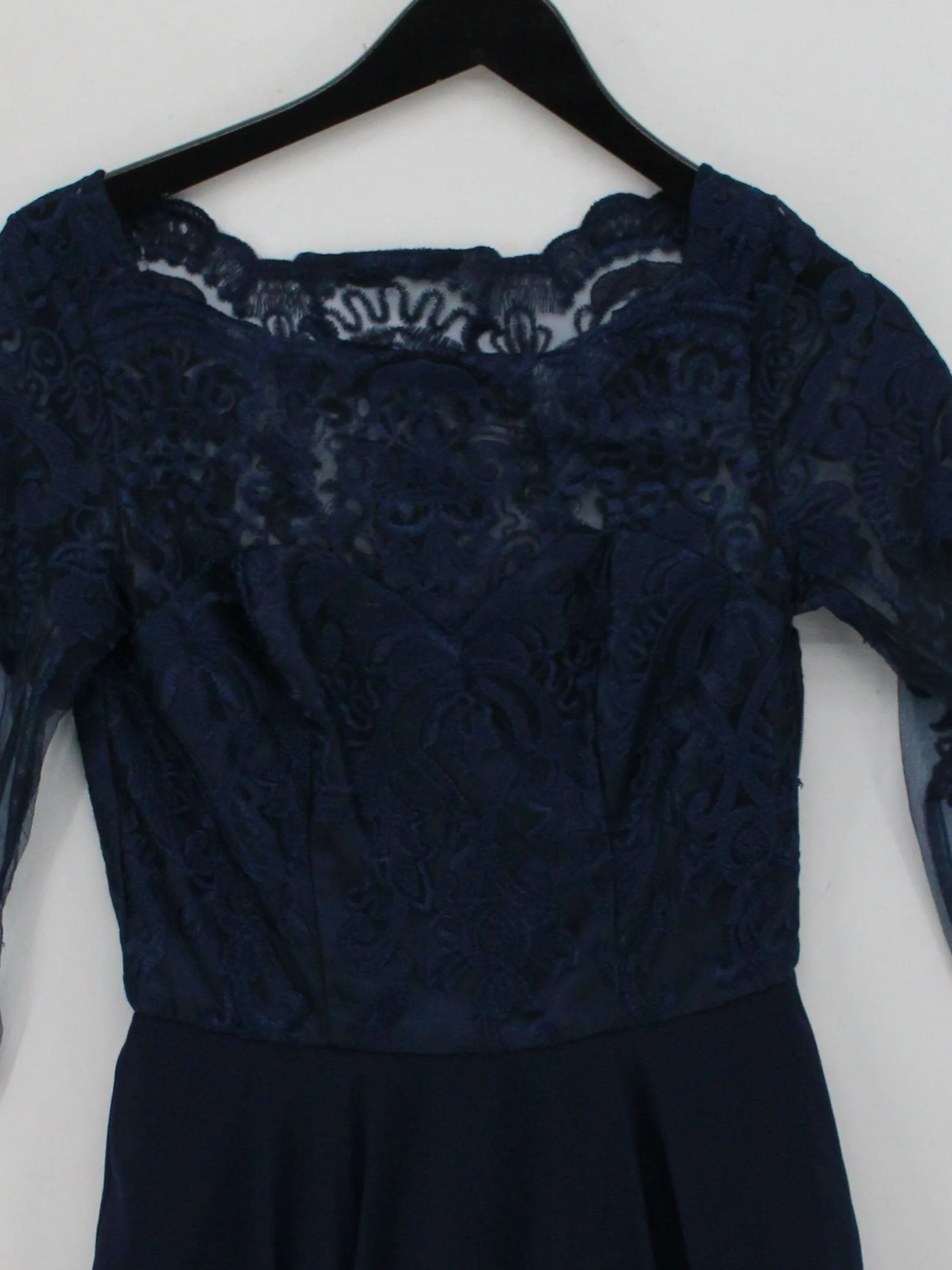 Chi Chi London Skater Midi Dress UK8 in Blue - Image 3