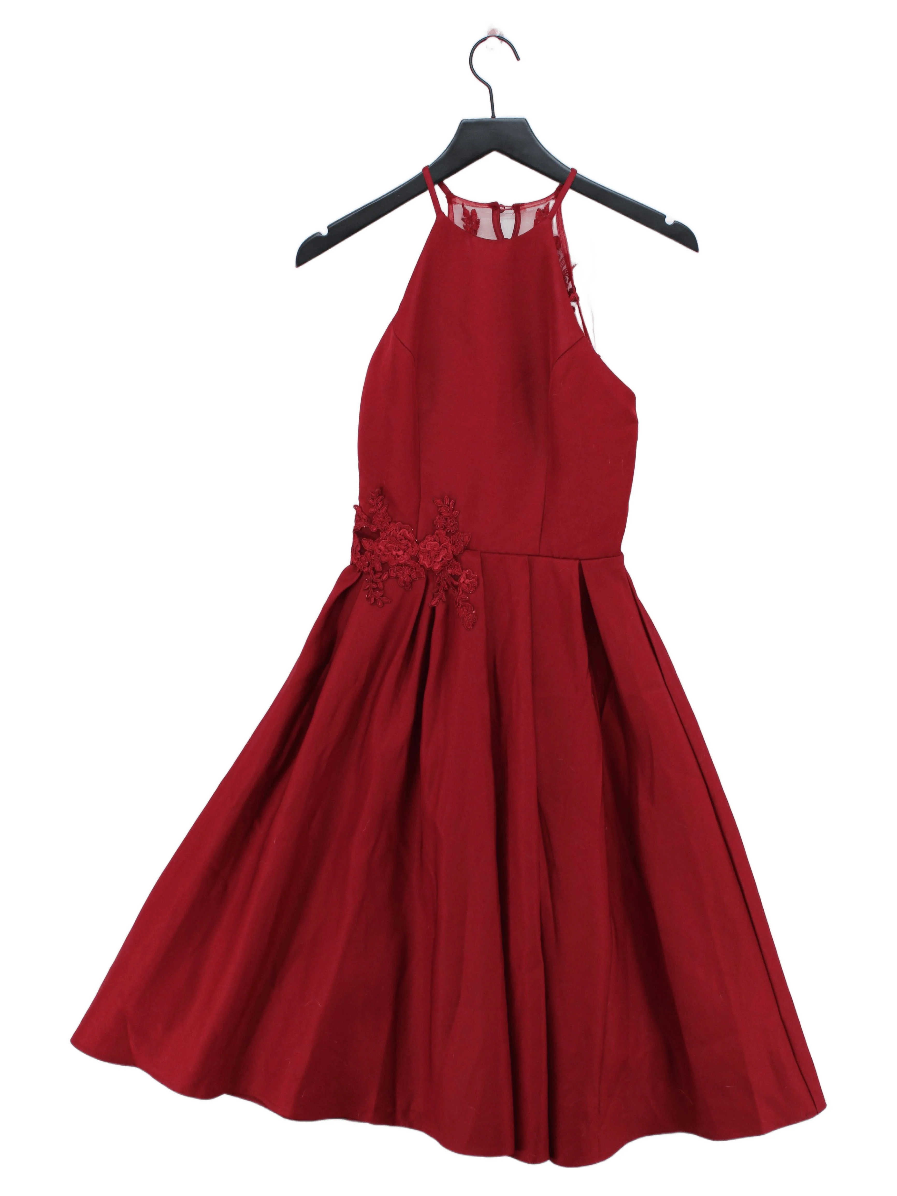 Chi Chi London Skater Mini Dress UK6 in Red