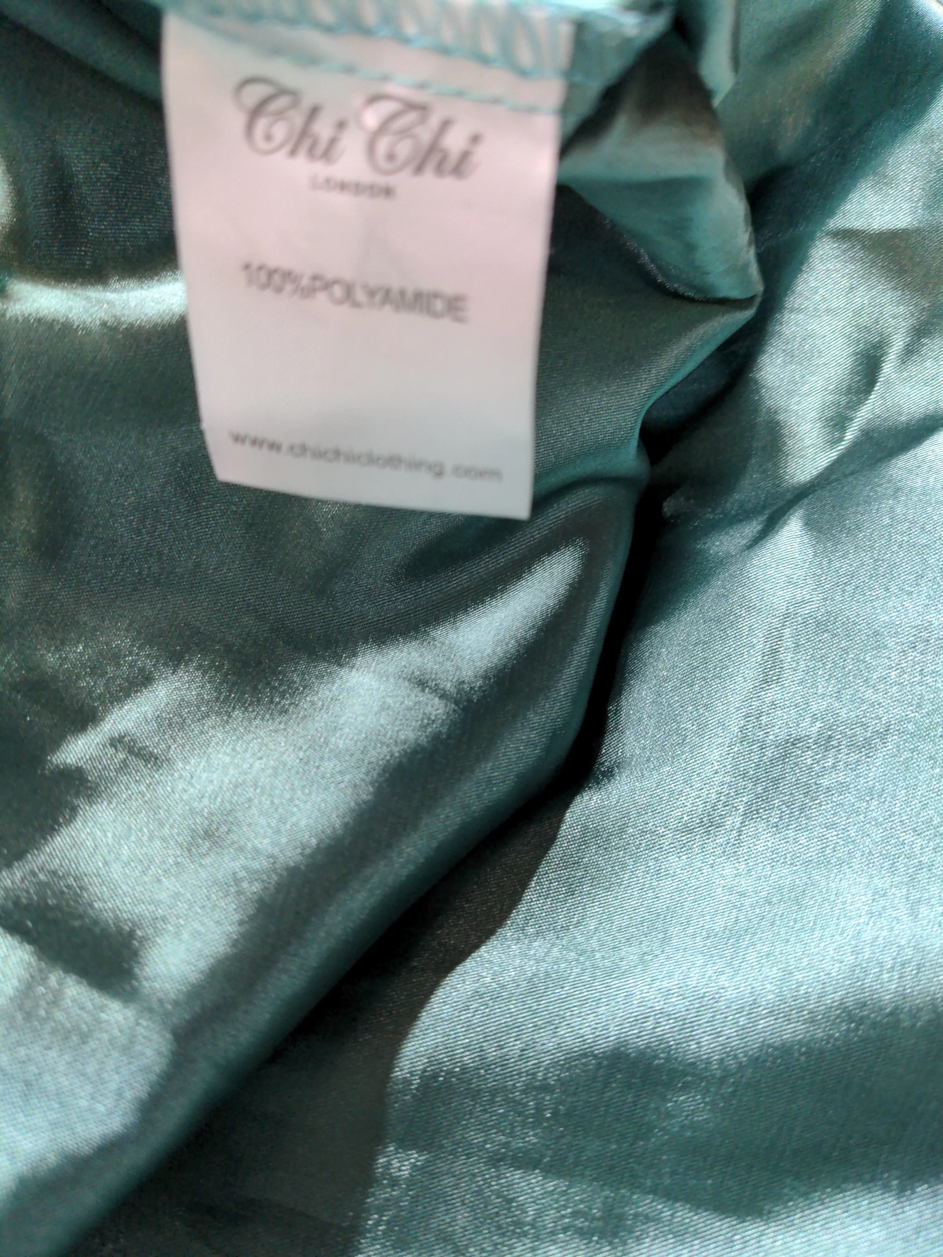 Chi Chi London Skater Mini Dress UK8 in Green - Image 6