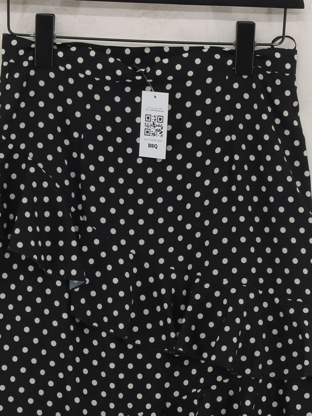 Chi Chi London Women's Midi Skirt S Black Polkadot 100% Polyester Midi A-Line - Image 3