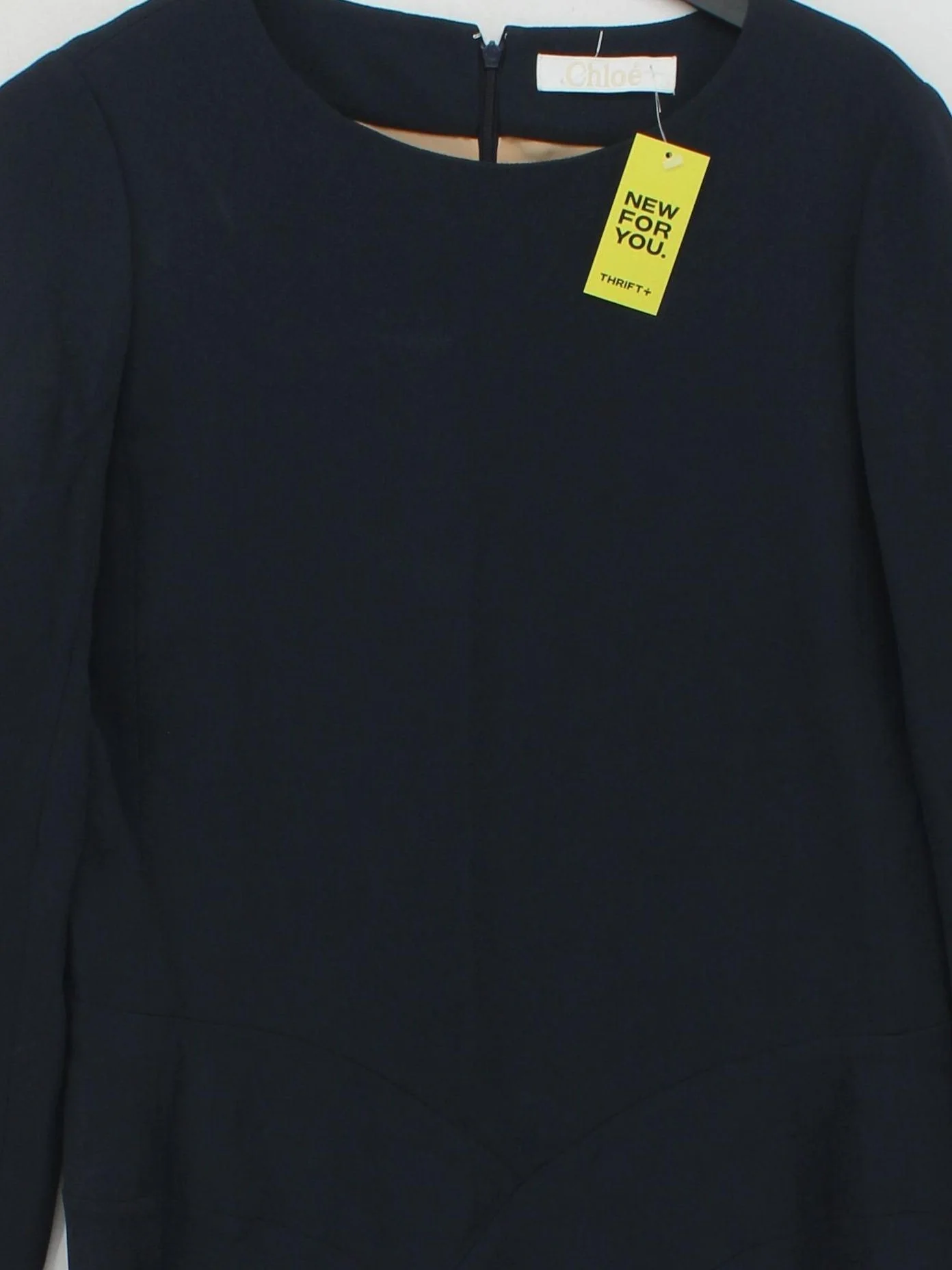 Chloé A-Line Mini Dress in Blue - Image 3