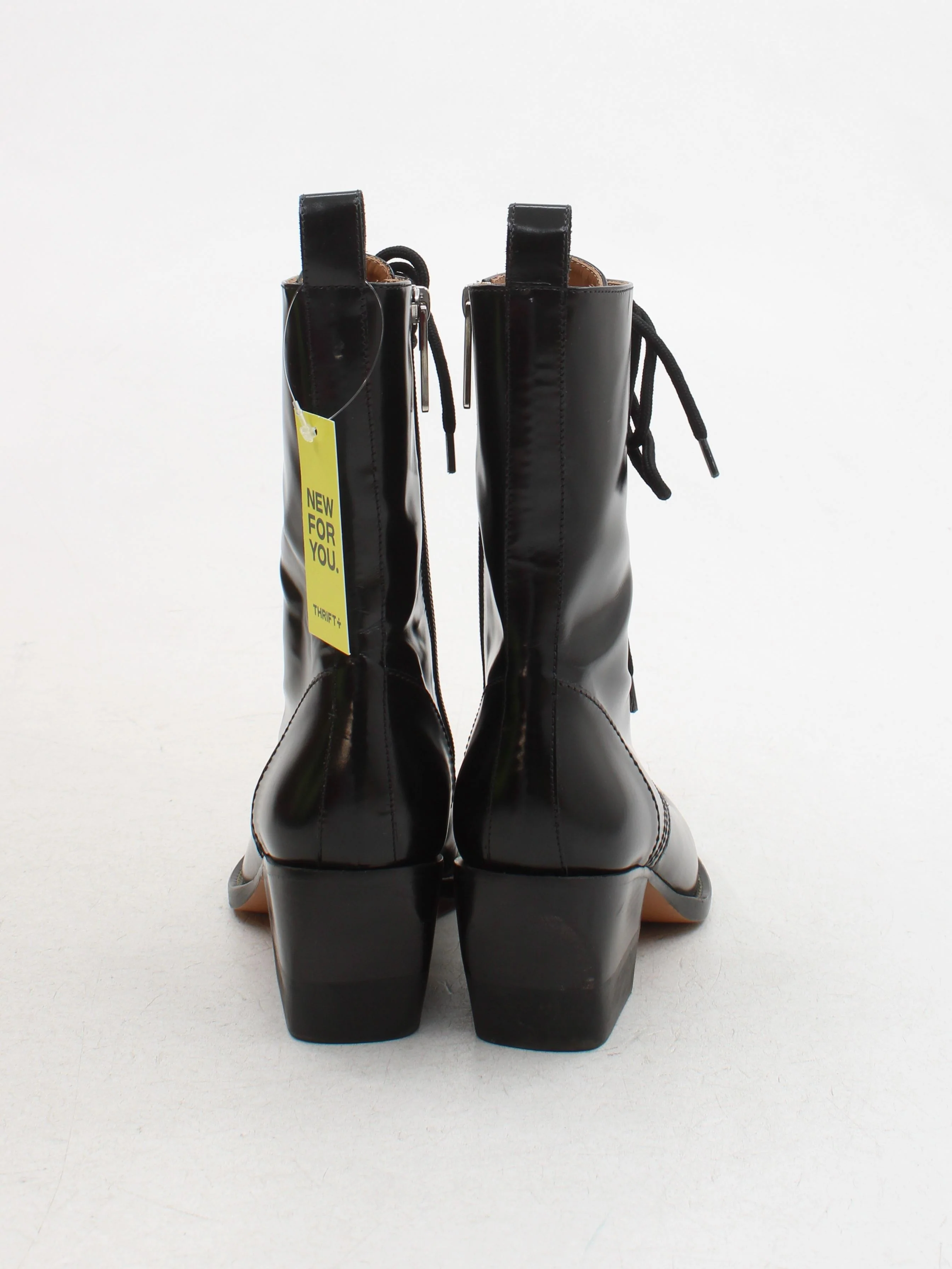 Chloé Women's Boots UK 5 Black 100% Other Combat - Image 3