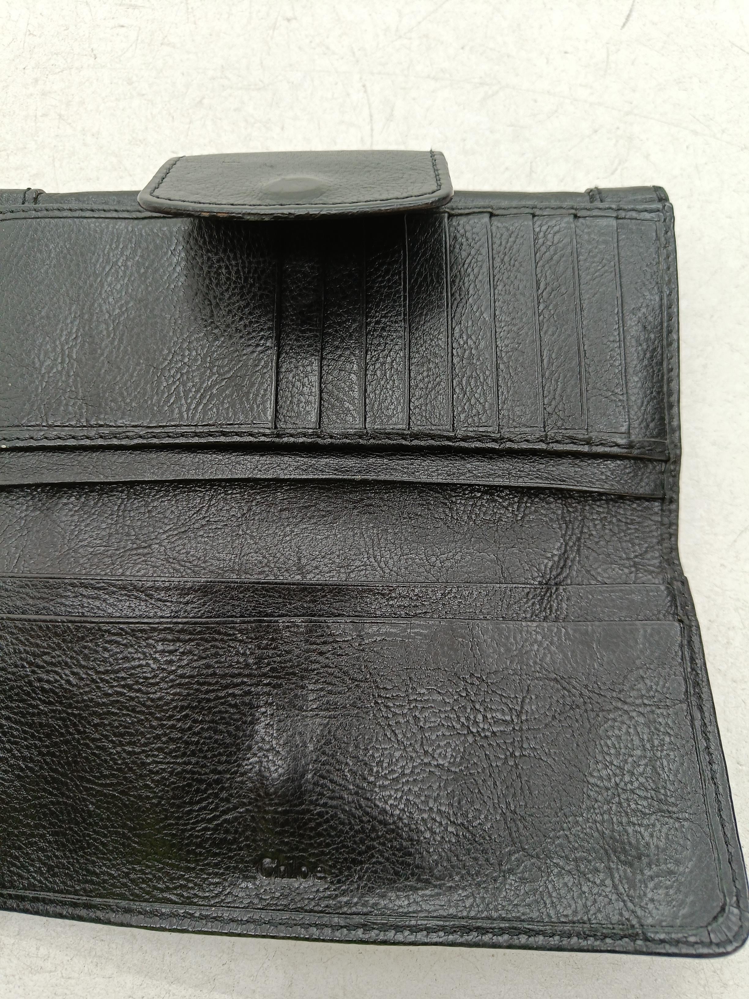 Chloe Women's Wallet Black 100% Leather - Image 3