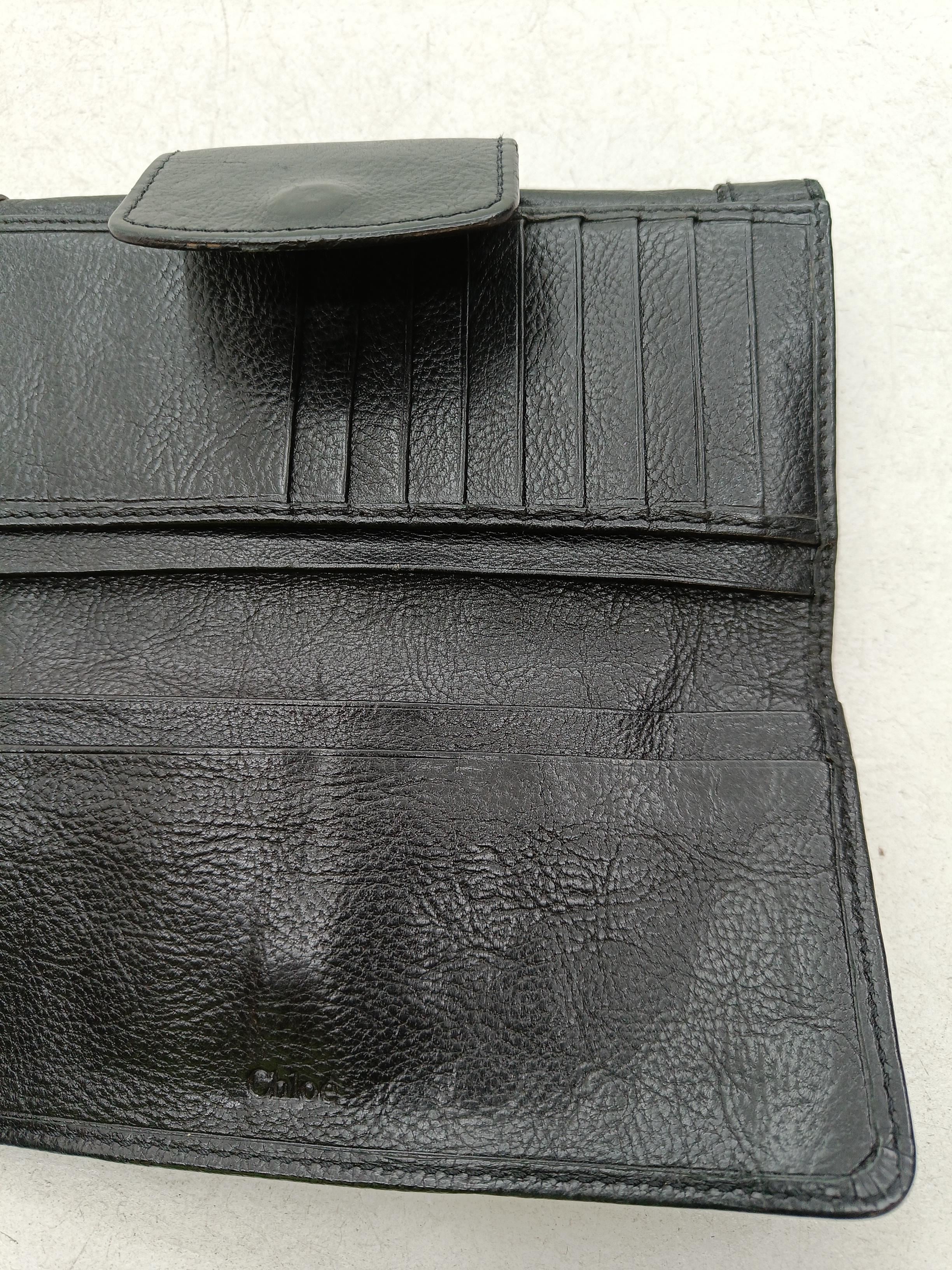 Chloe Women's Wallet Black 100% Leather - Image 4