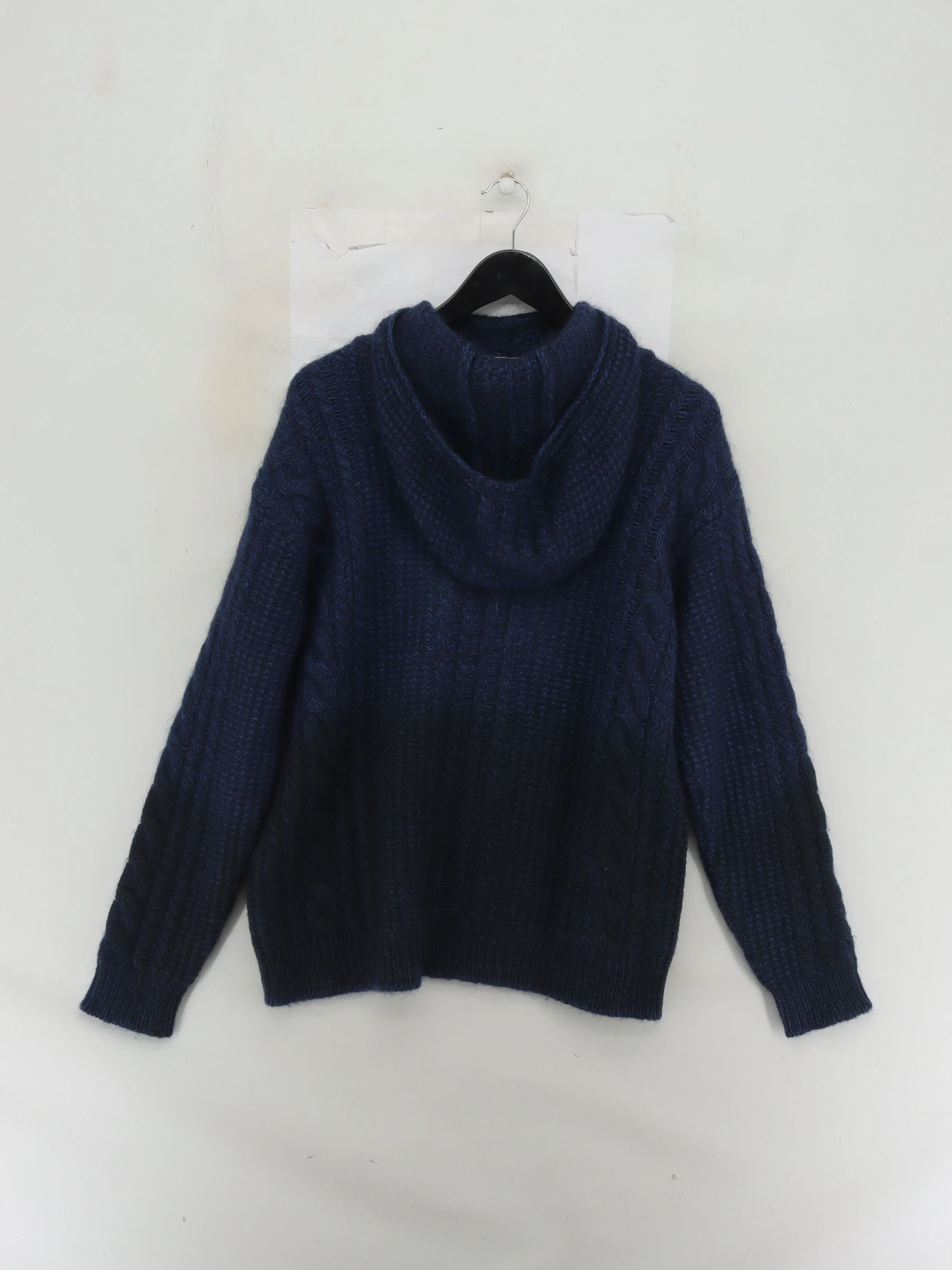 Christian Dior Women's Jumper UK 6 Blue Wool with Mohair, Polyamide Pullover - Image 2