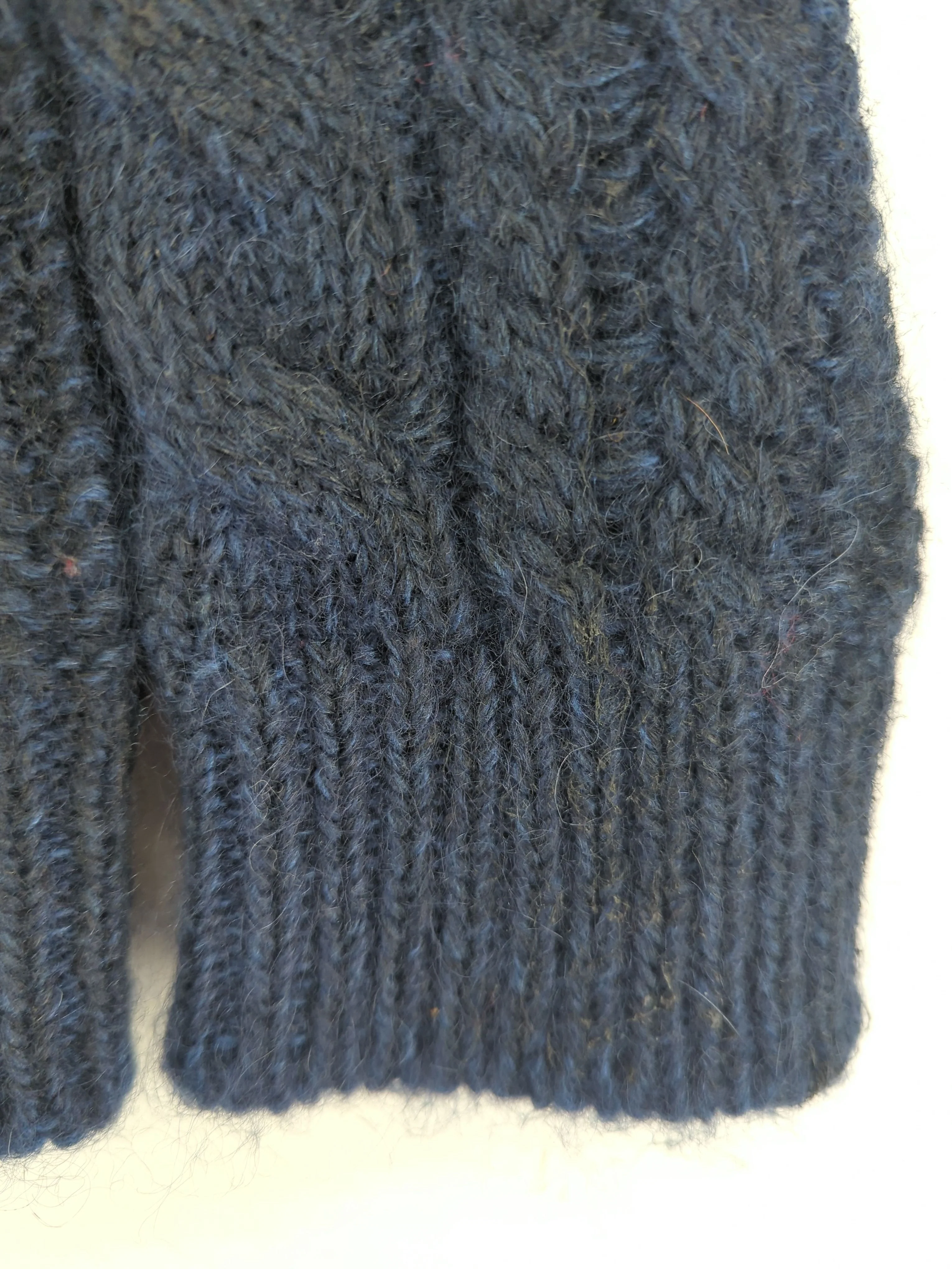 Christian Dior Women's Jumper UK 6 Blue Wool with Mohair, Polyamide Pullover - Image 5