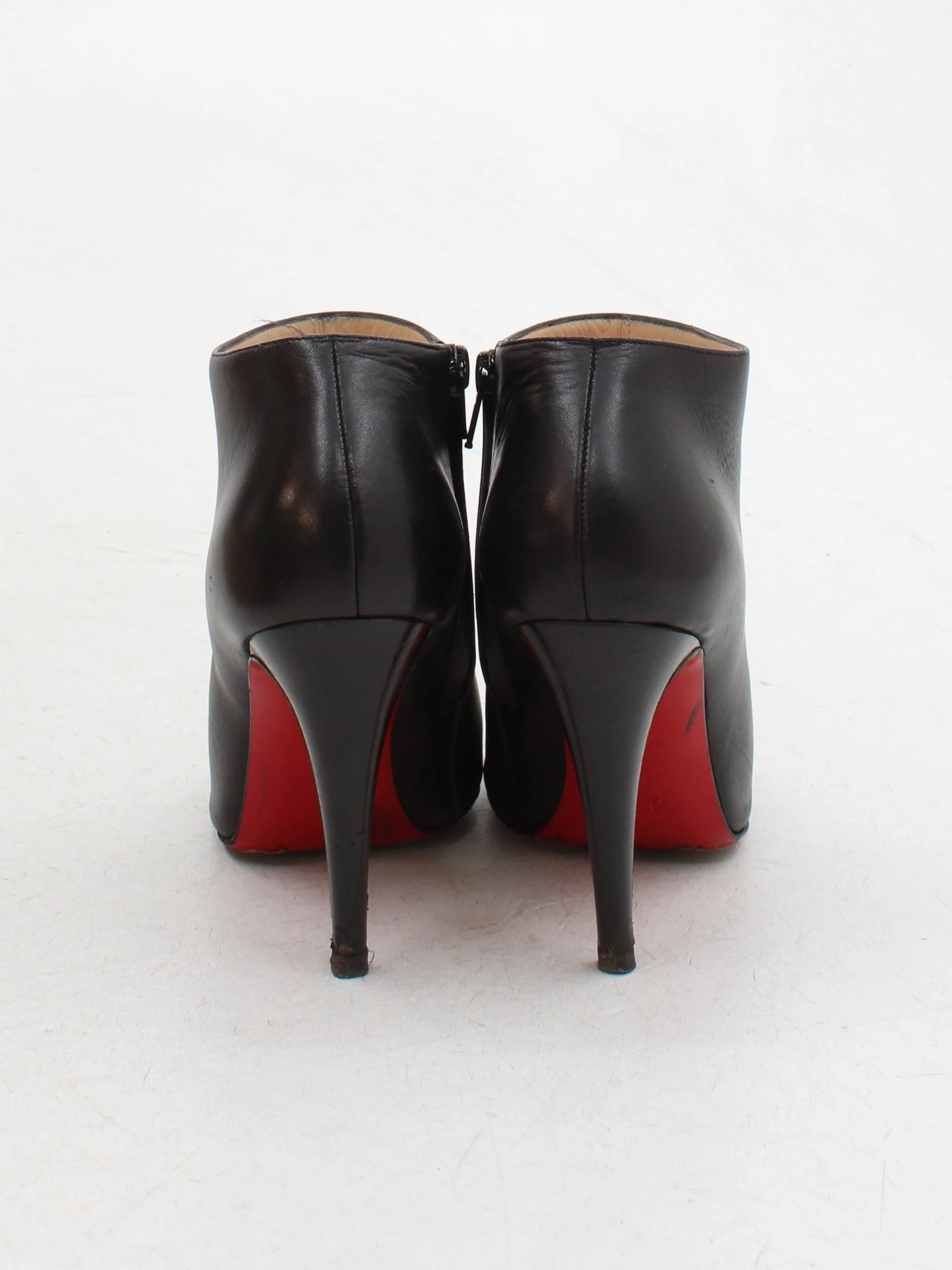 Christian Louboutin Women's Boots UK 5.5 Black 100% Leather Platform - Image 3