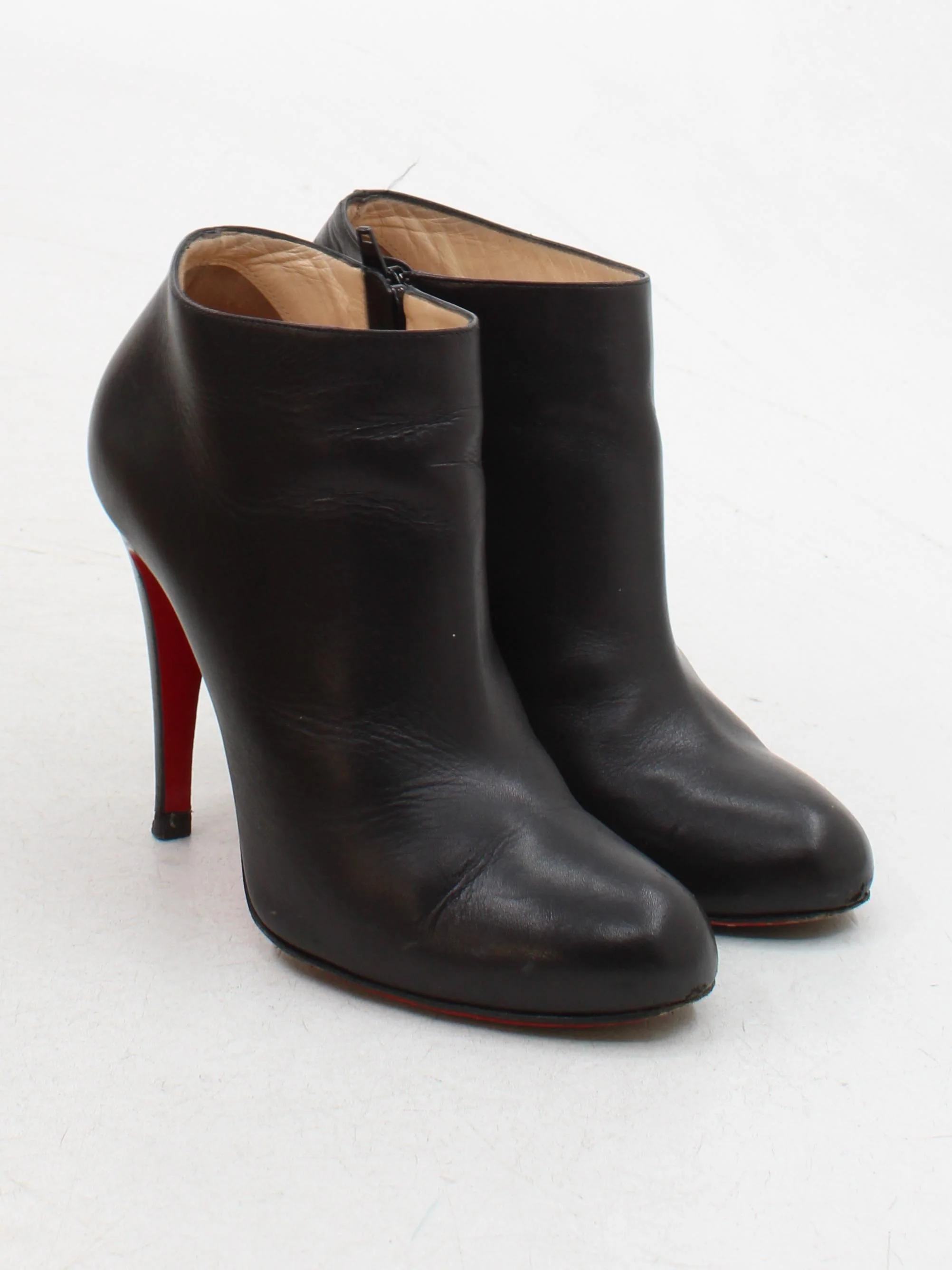 Christian Louboutin Women's Boots UK 5.5 Black 100% Leather Platform - Image 4
