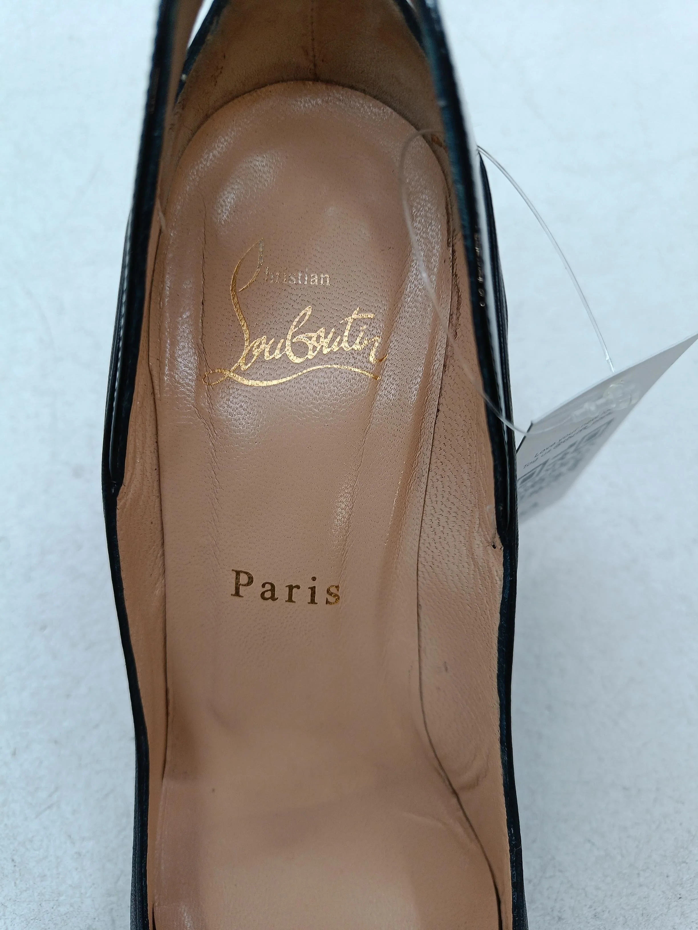 Christian Louboutin Women's Heels UK 3 Black 100% Leather Court - Image 6