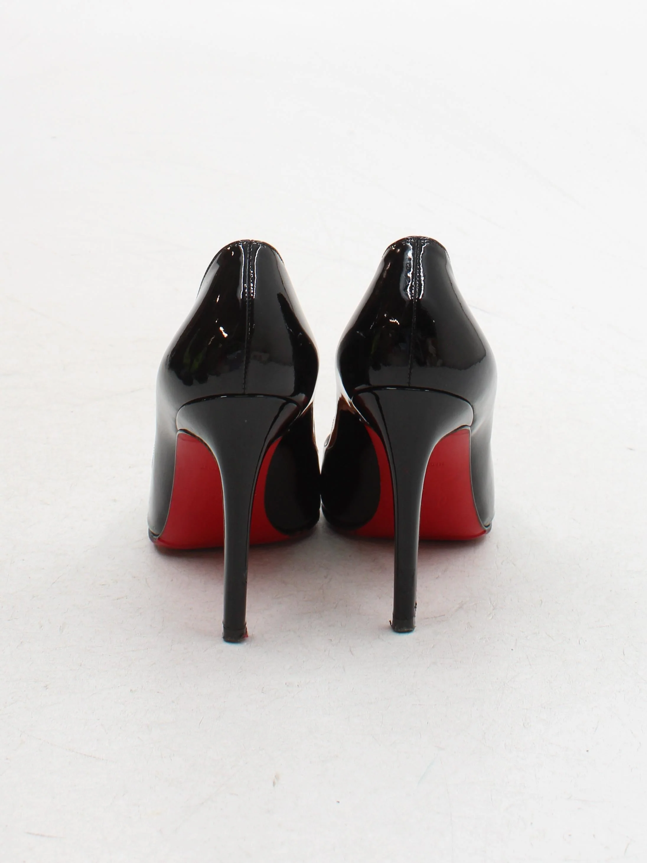 Christian Louboutin Women's Heels UK 4 Black 100% Leather Court - Image 3