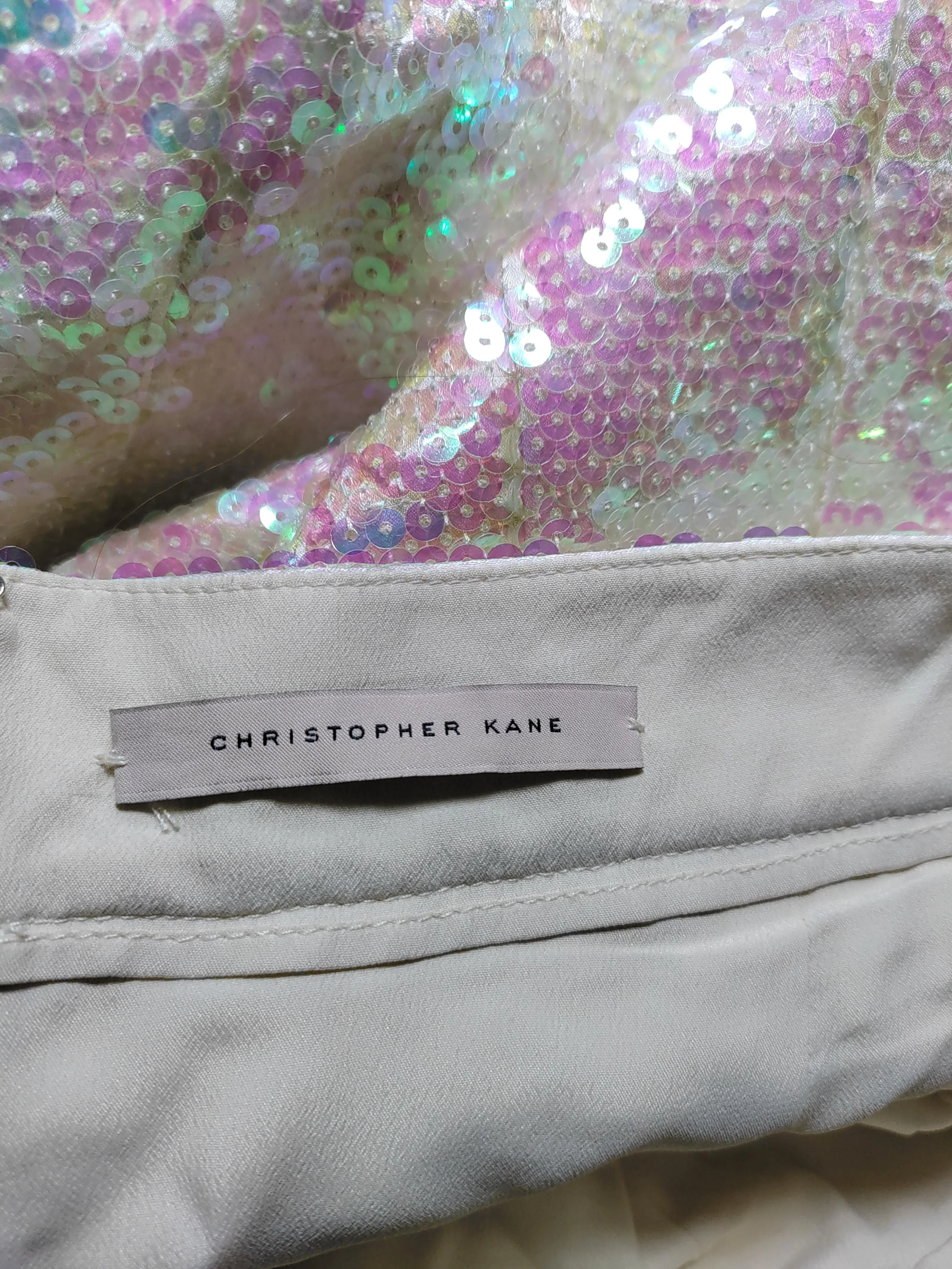 Christopher Kane Women's Midi Skirt UK 10 Multi Silk - Image 5