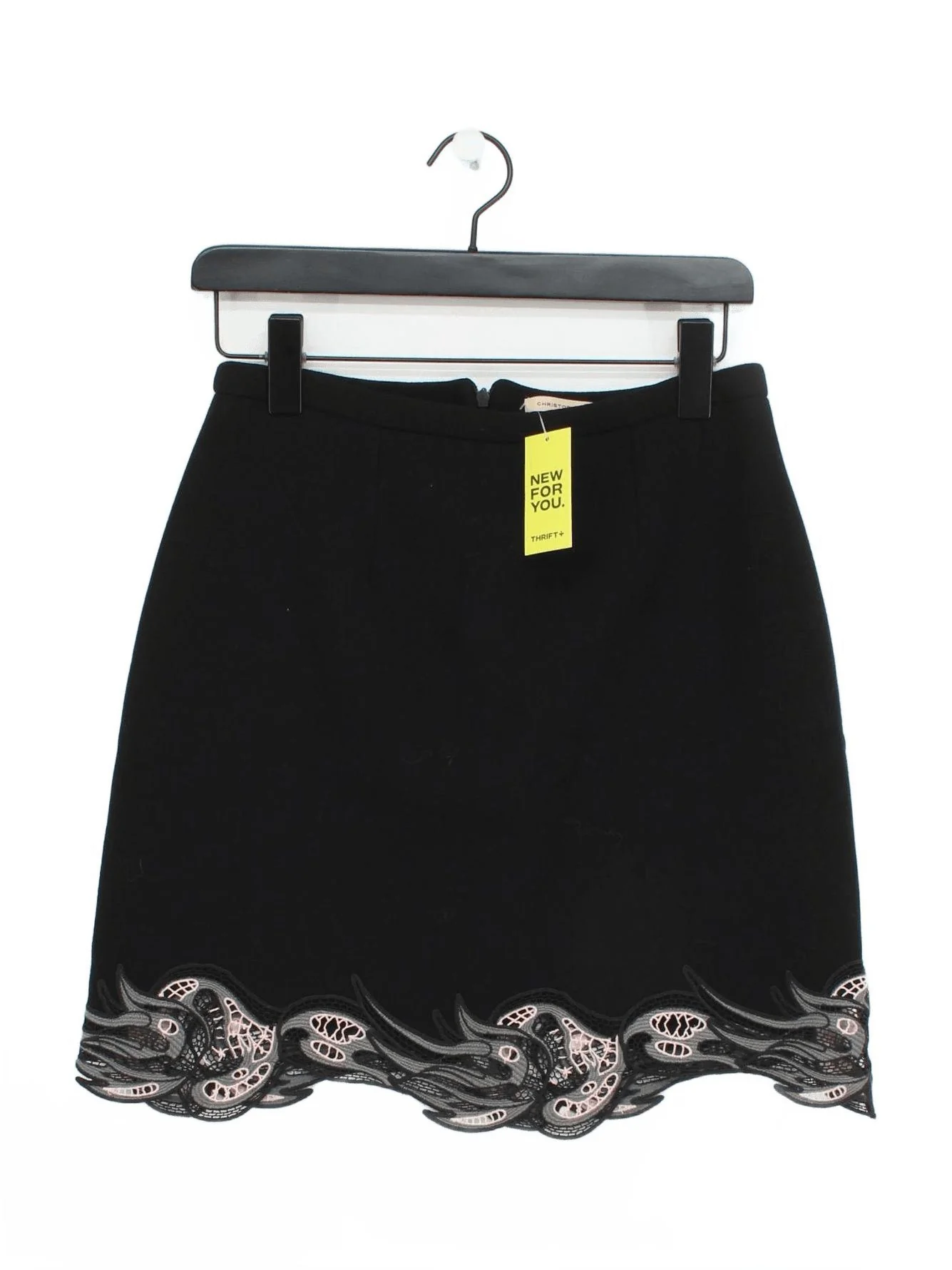 Christopher Kane Women's Mini Skirt UK 8 Black Wool