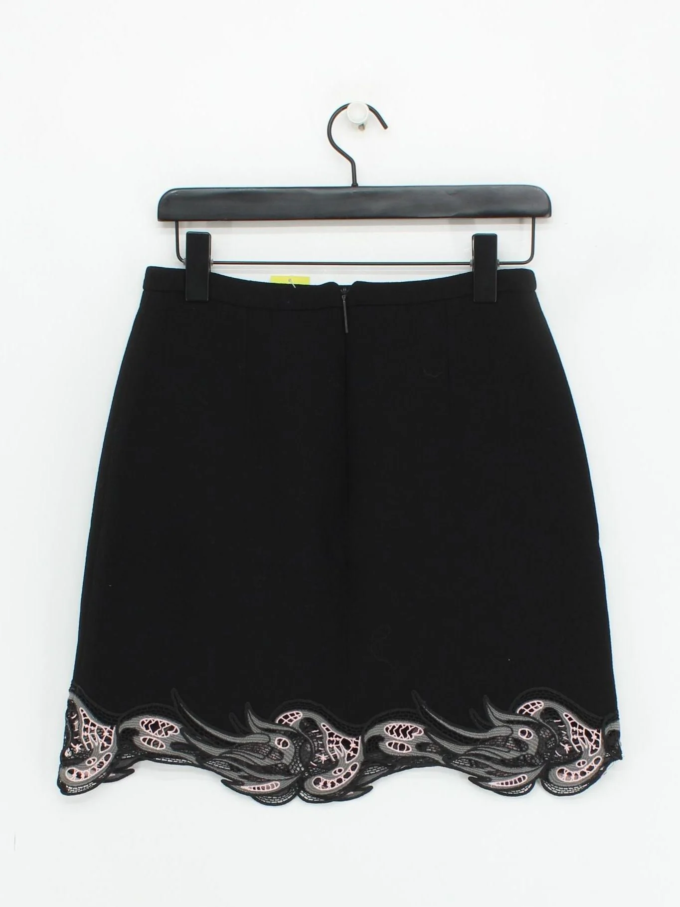 Christopher Kane Women's Mini Skirt UK 8 Black Wool - Image 2