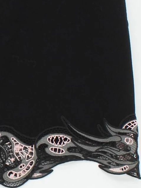 Christopher Kane Women's Mini Skirt UK 8 Black Wool - Image 4