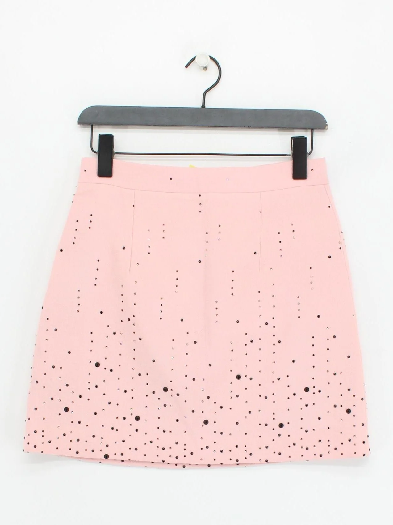 Christopher Kane Women's Mini Skirt UK 8 Pink Wool with Acetate, Silk Short Mini - Image 2