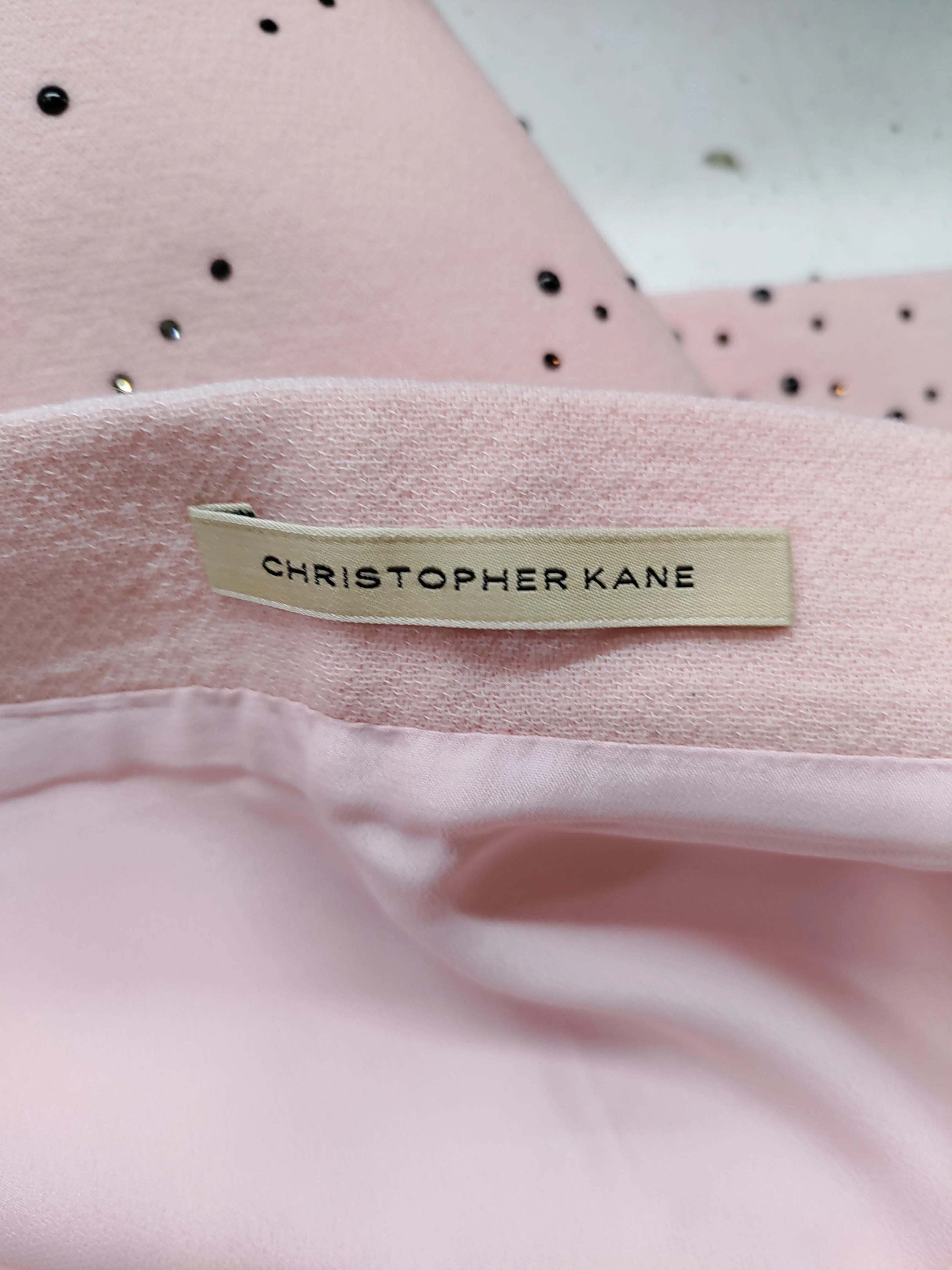 Christopher Kane Women's Mini Skirt UK 8 Pink Wool with Acetate, Silk Short Mini - Image 5