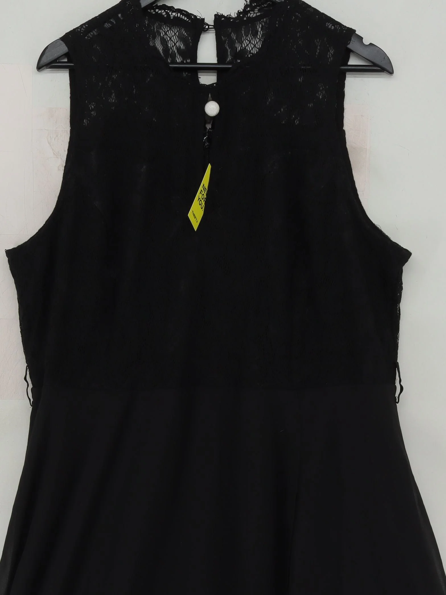 City Chic A-Line Midi Dress UK22 in Black - Image 3