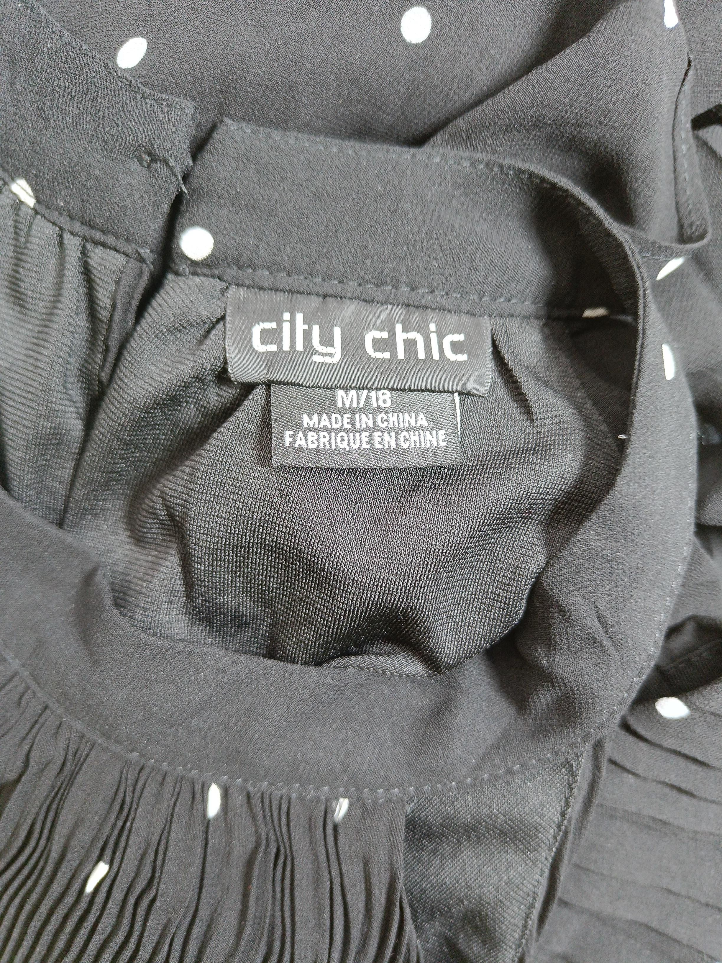 City Chic Jumper Midi Dress UK18 in Black - Image 5