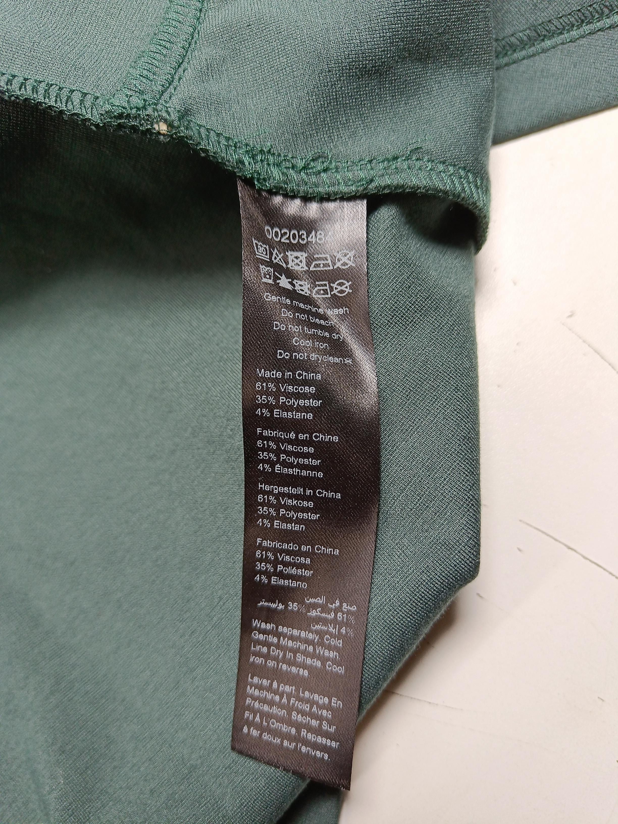 City Chic Women's Blazer S Green Viscose with Polyester, Elastane Overcoat - Image 6