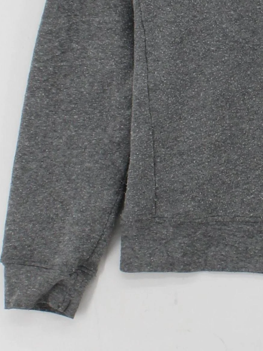 Clare V. Women's Hoodie M Grey Graphic Polyester with Cotton, Rayon Pullover - Image 4