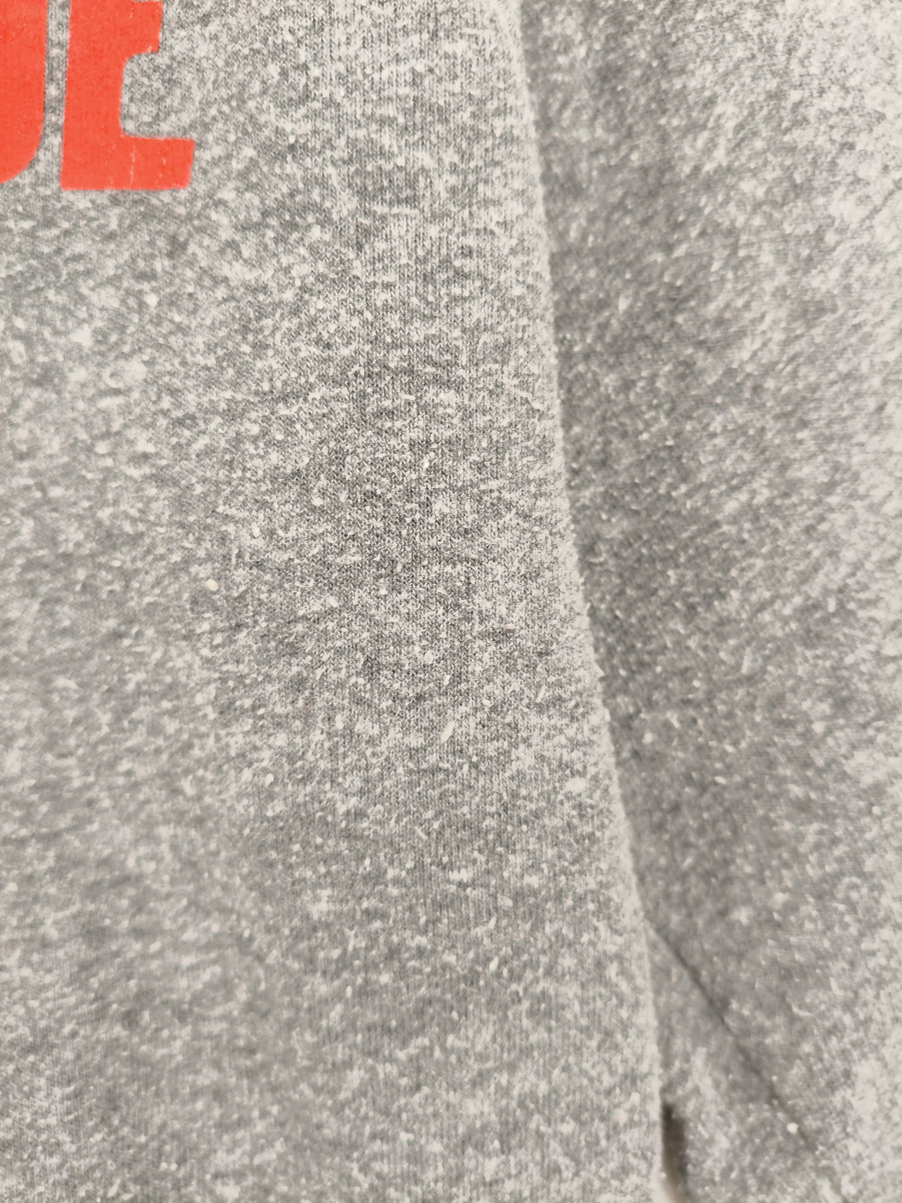 Clare V. Women's Hoodie M Grey Graphic Polyester with Cotton, Rayon Pullover - Image 5