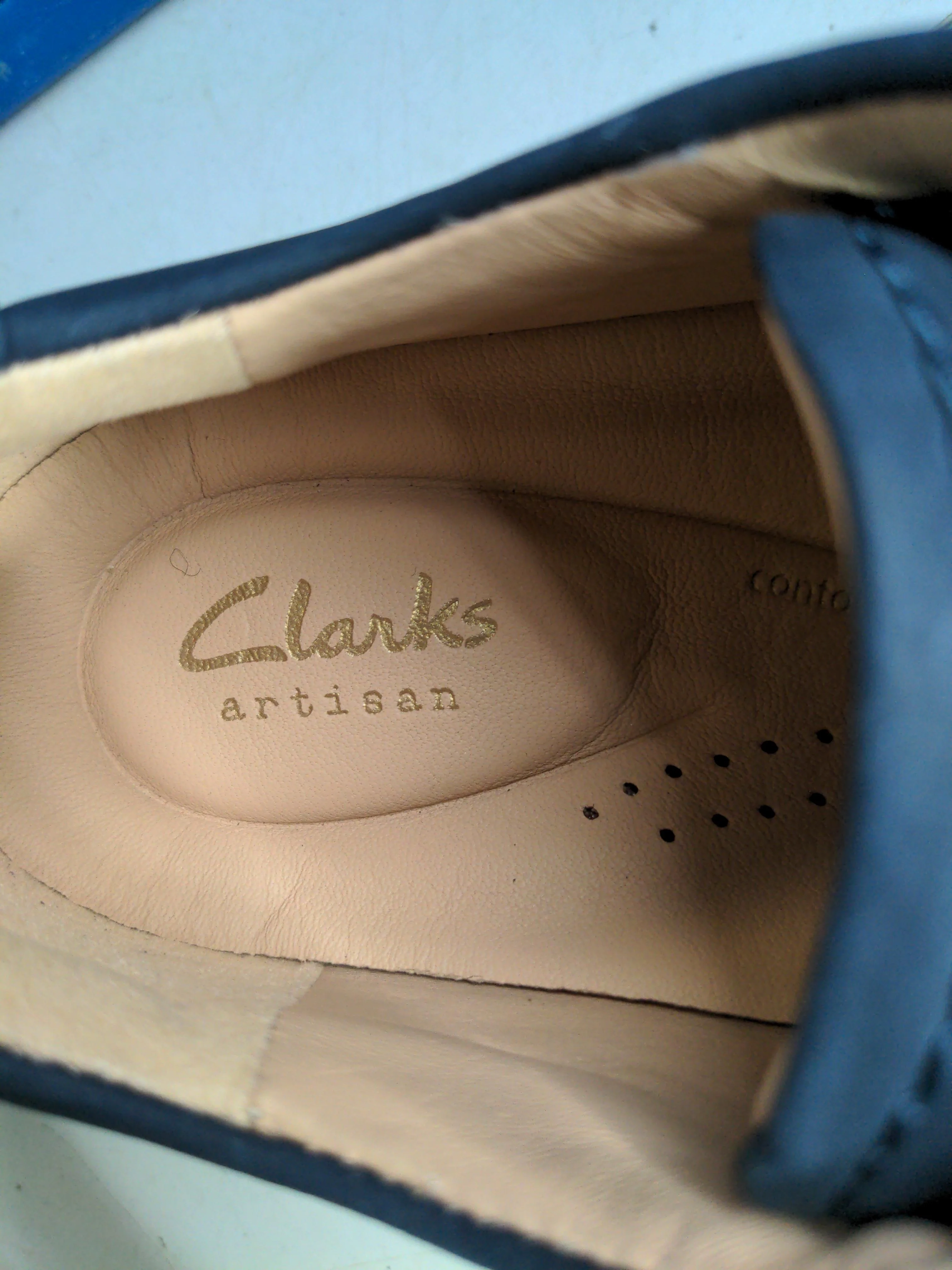 Clarks HOLLYHOCK WALK Women's Trainers UK5 US7.5 in Blue - Image 8