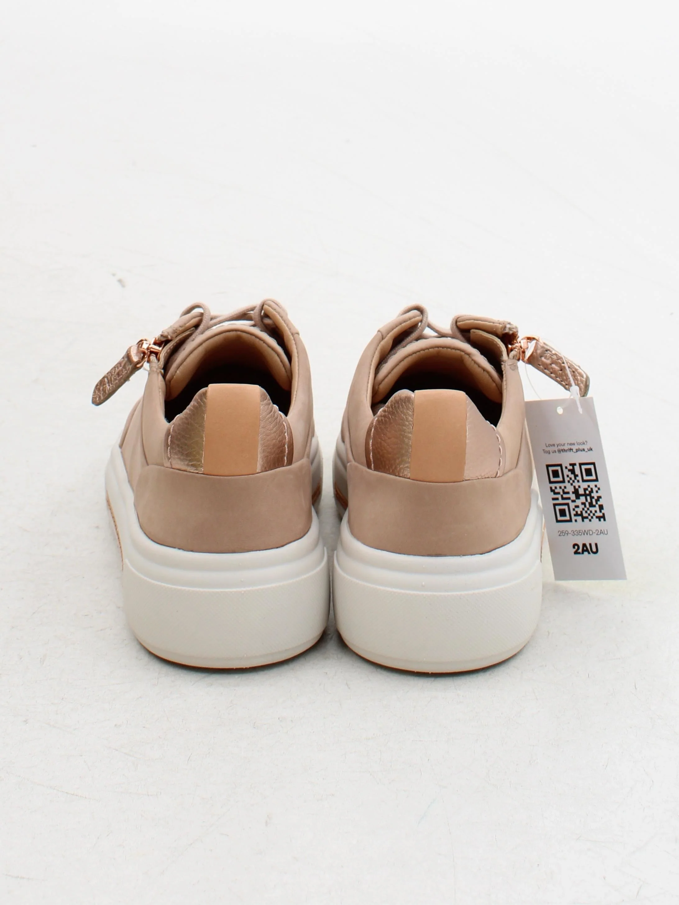 Clarks HOLLYHOCK ZIP Women's Trainers 5063421306297 UK5 EU38 US7.5 in Tan - Image 3