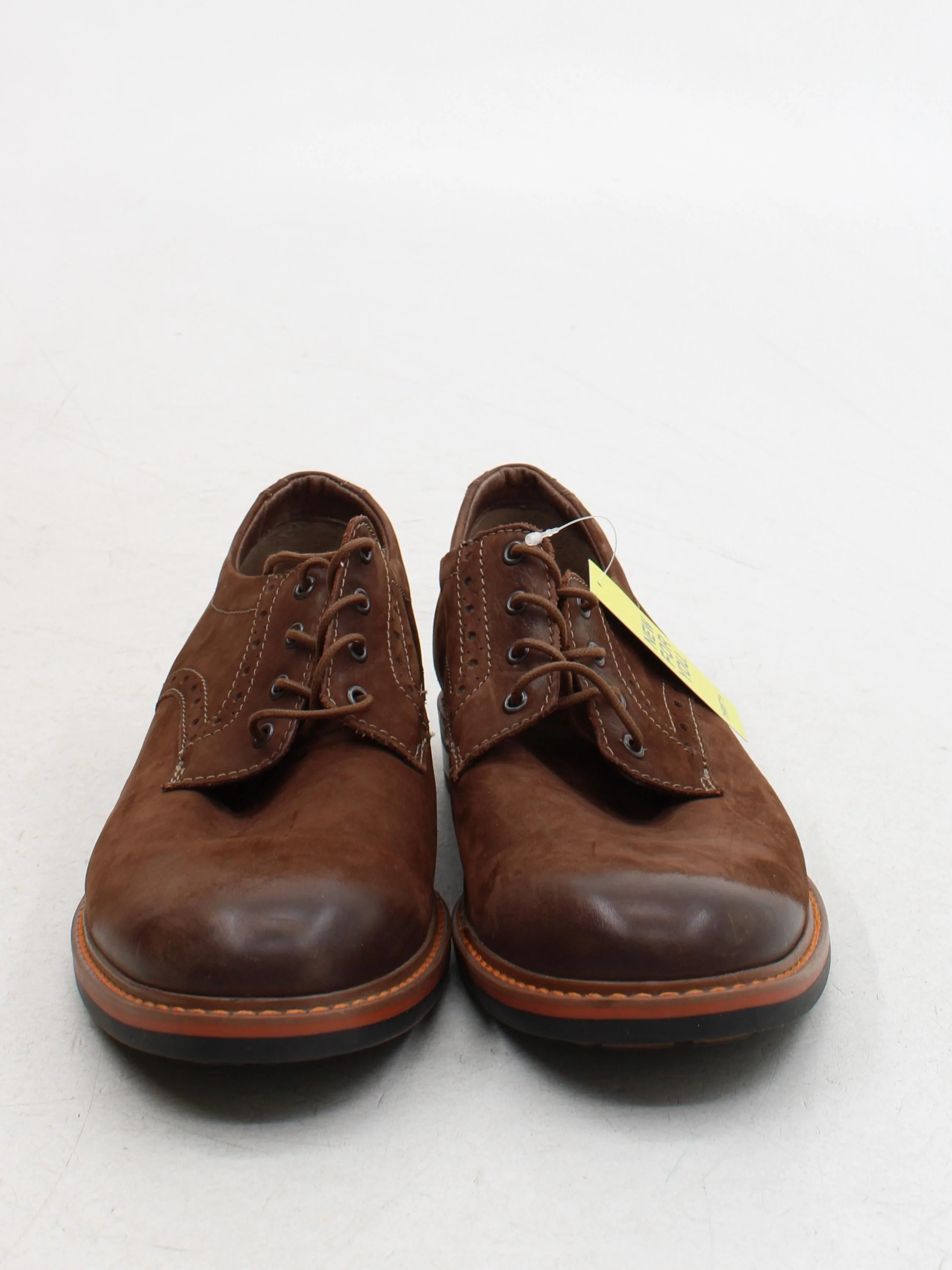 Clarks Men's Formal Shoes UK 11 Brown 100% Suede Brogue - Image 2
