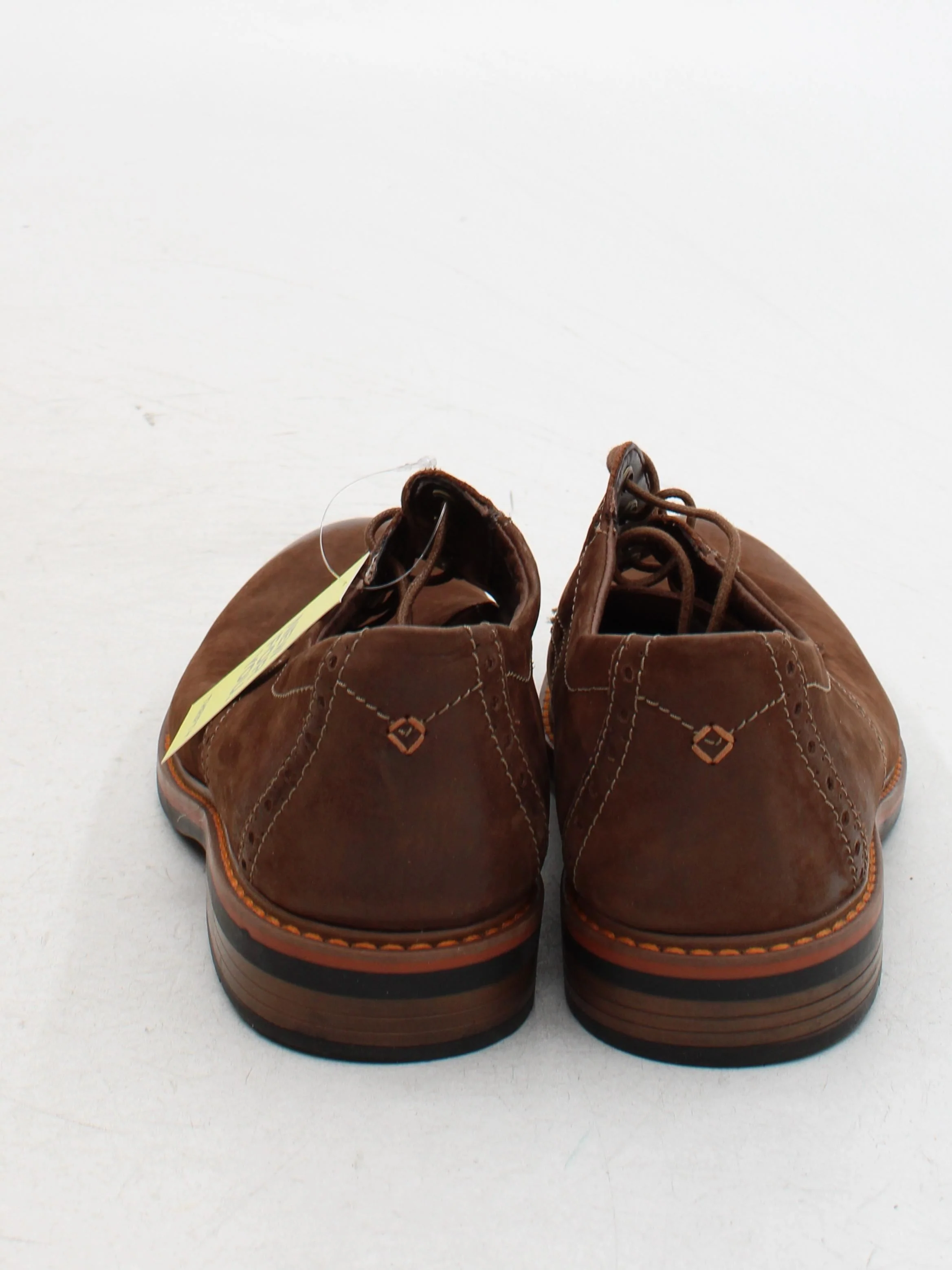 Clarks Men's Formal Shoes UK 11 Brown 100% Suede Brogue - Image 3