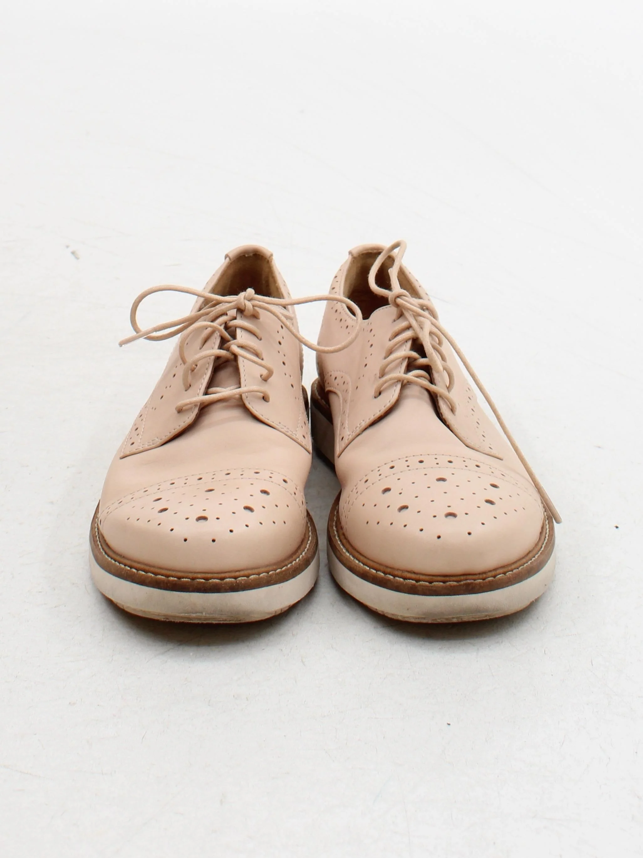 Clarks Men's Formal Shoes UK 4.5 Tan 100% Leather Brogue - Image 2