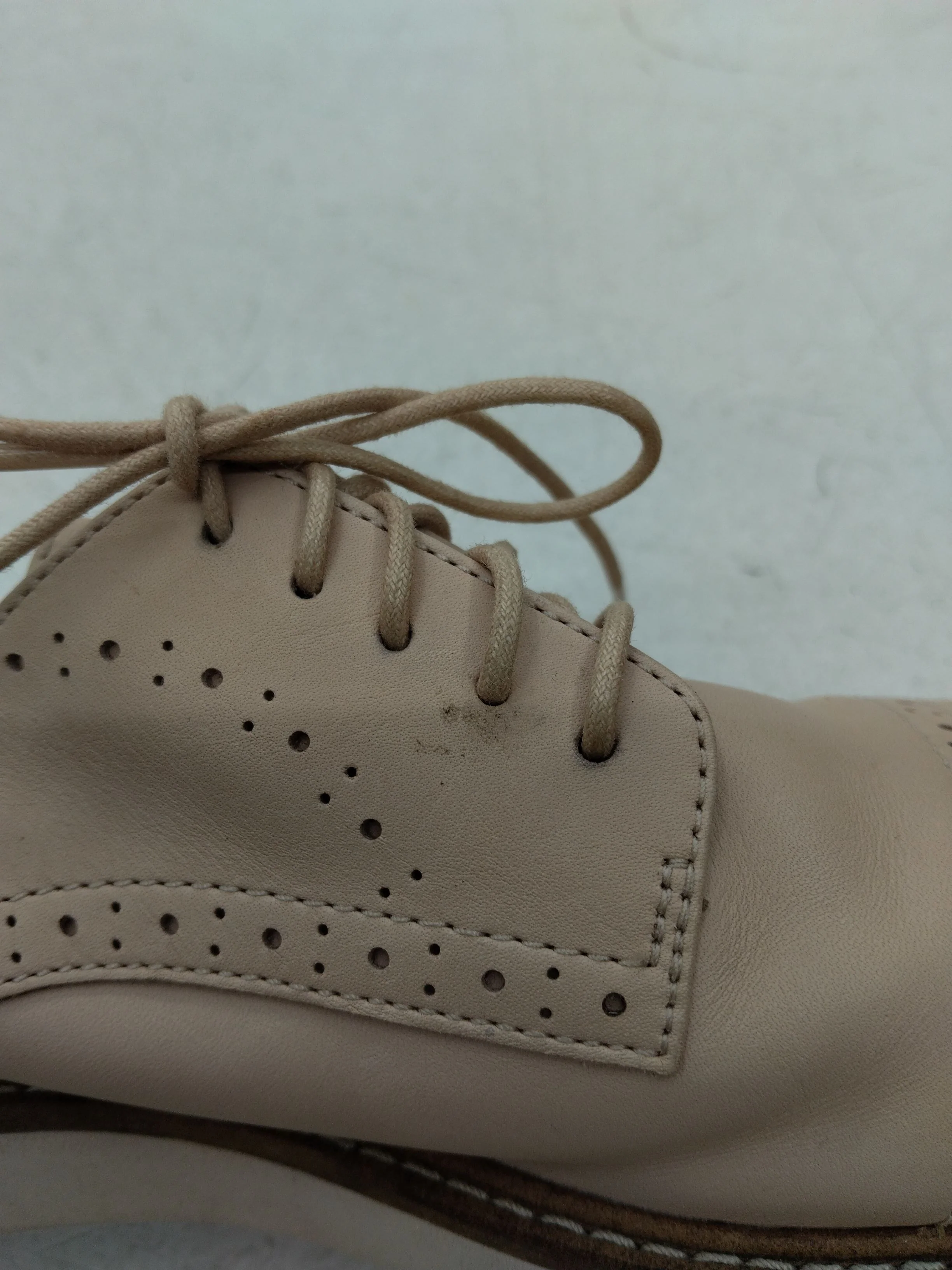 Clarks Men's Formal Shoes UK 4.5 Tan 100% Leather Brogue - Image 8