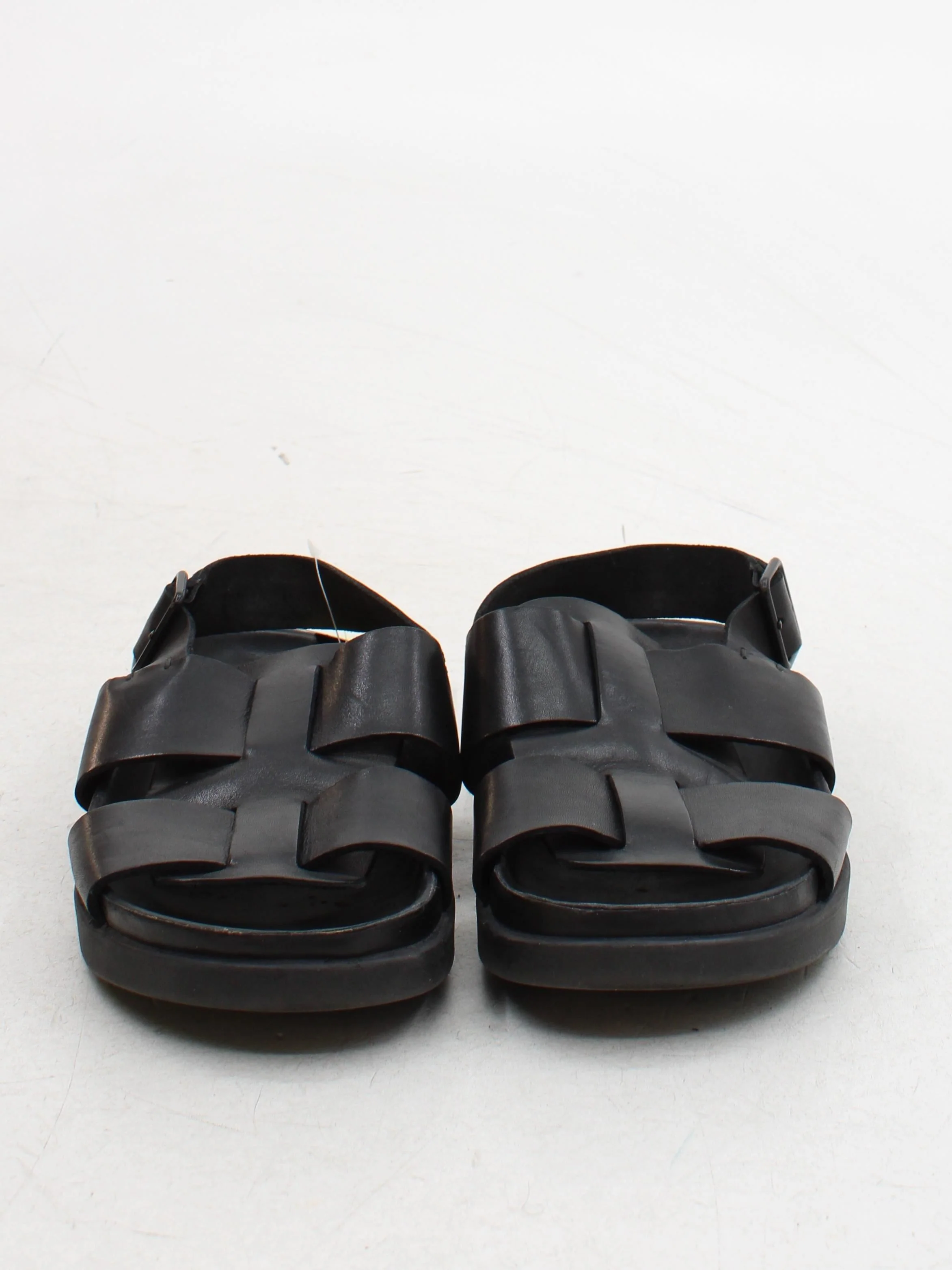 Clarks Men's Sandals UK 7 Black 100% Leather Slider - Image 2