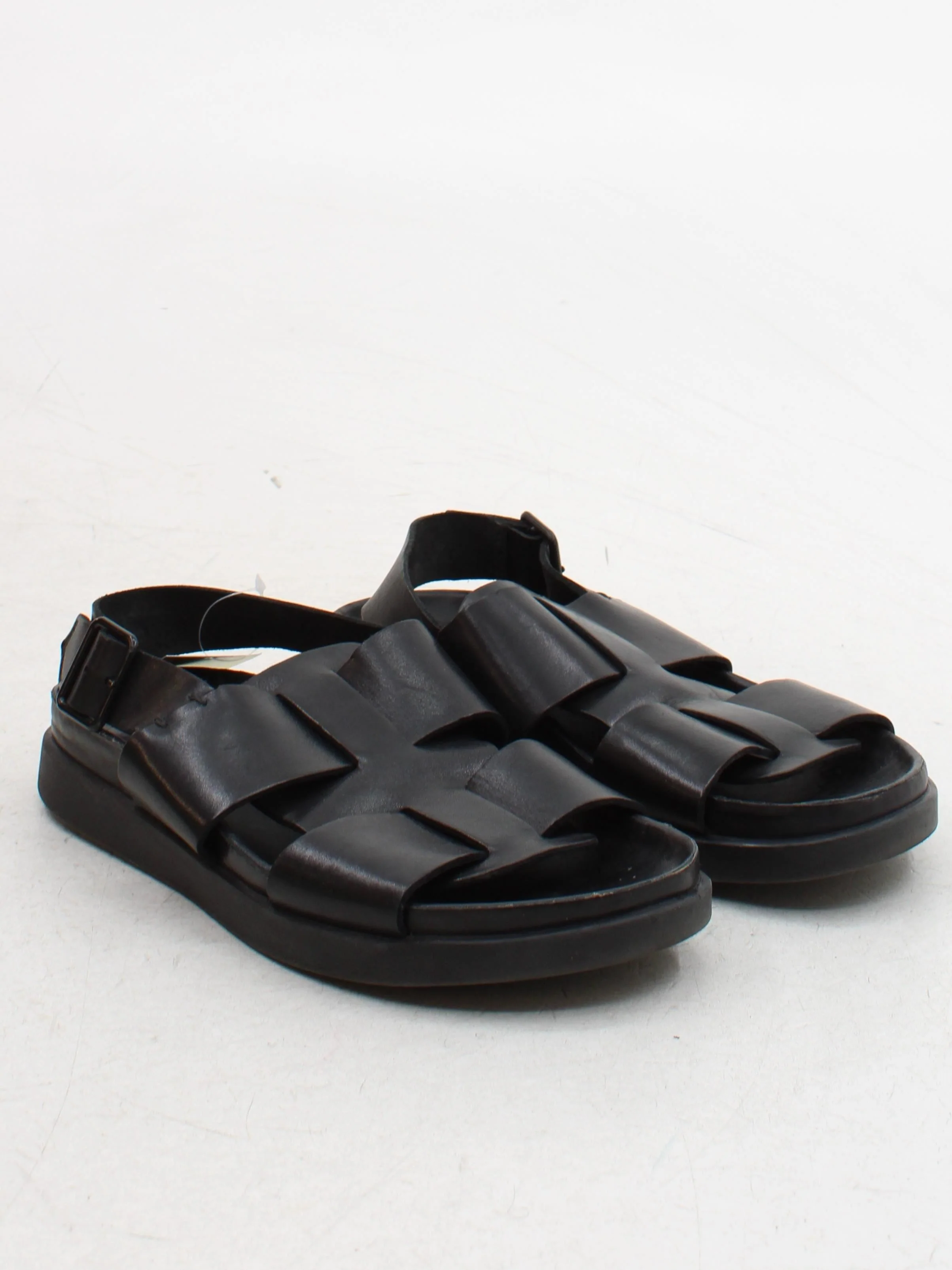Clarks Men's Sandals UK 7 Black 100% Leather Slider - Image 4