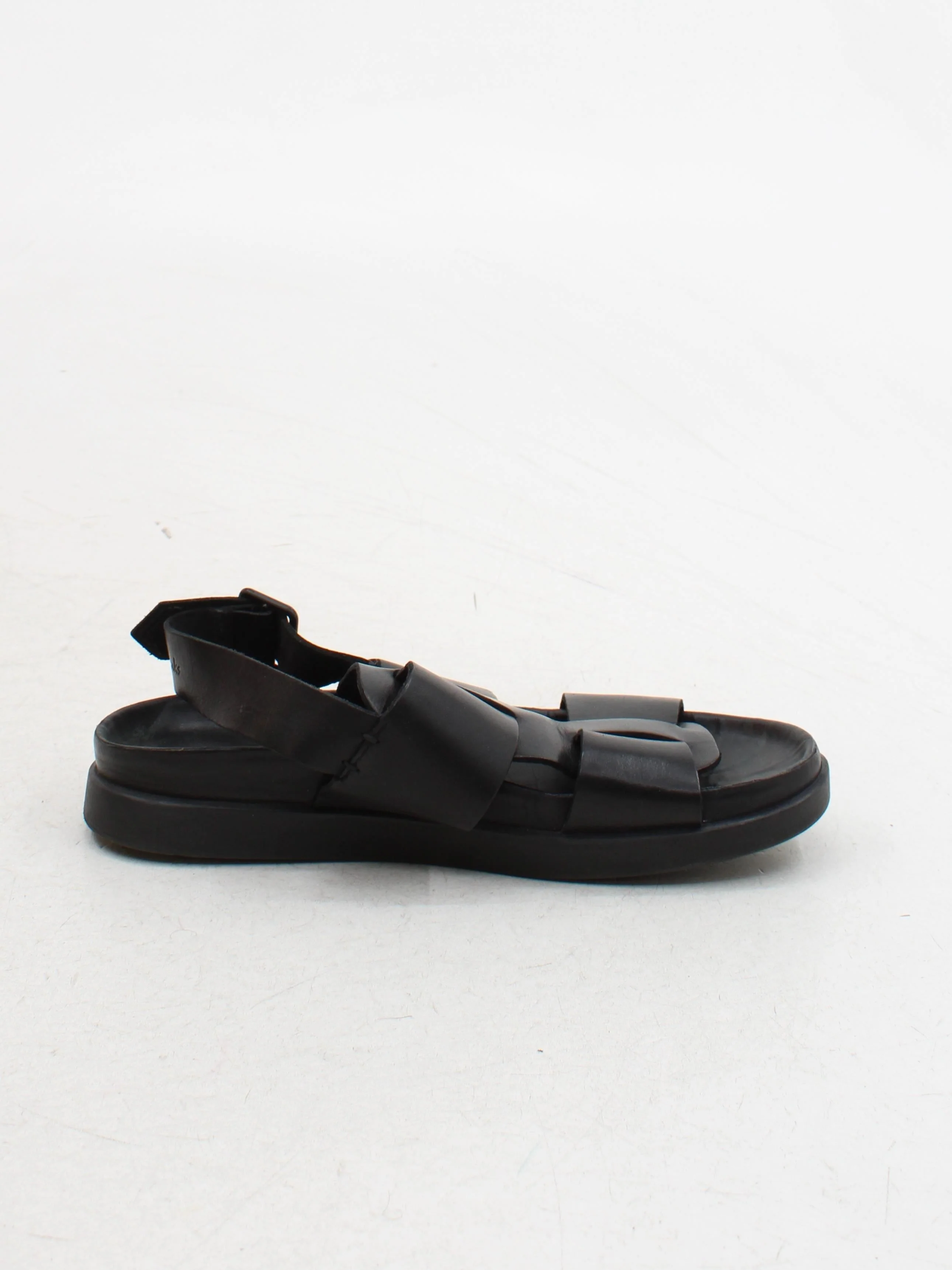 Clarks Men's Sandals UK 7 Black 100% Leather Slider - Image 5