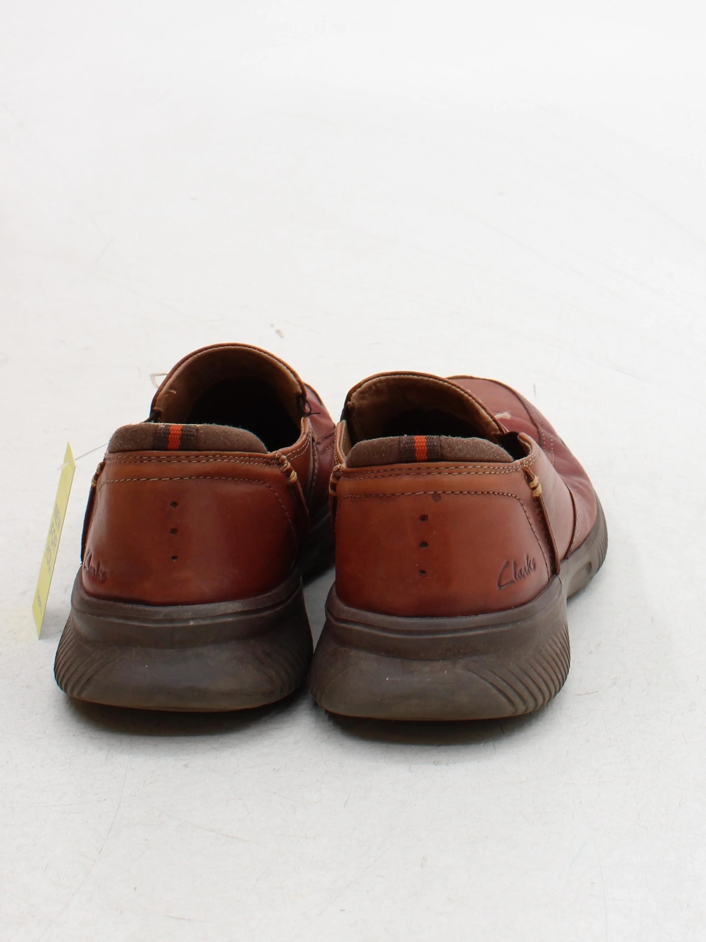Clarks Men's Shoes UK 10 Brown 100% Leather Loafer - Image 3